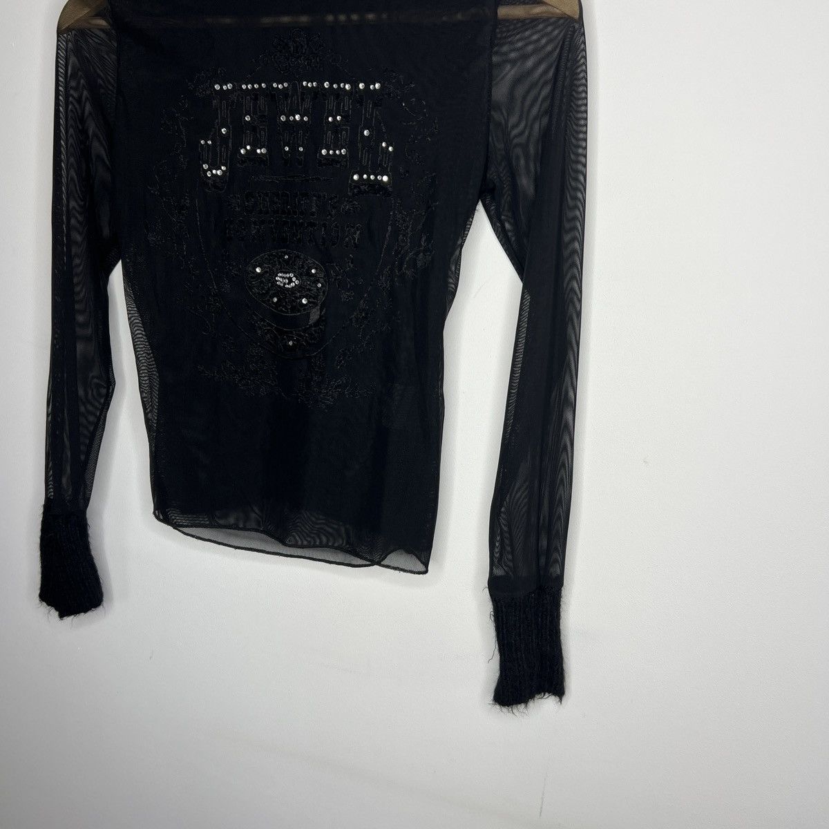 Japanese Brand Vintage Mesh Top Miss Sixty JPG If Six Was Nine LGB Style Size S / US 4 / IT 40 - 2 Thumbnail