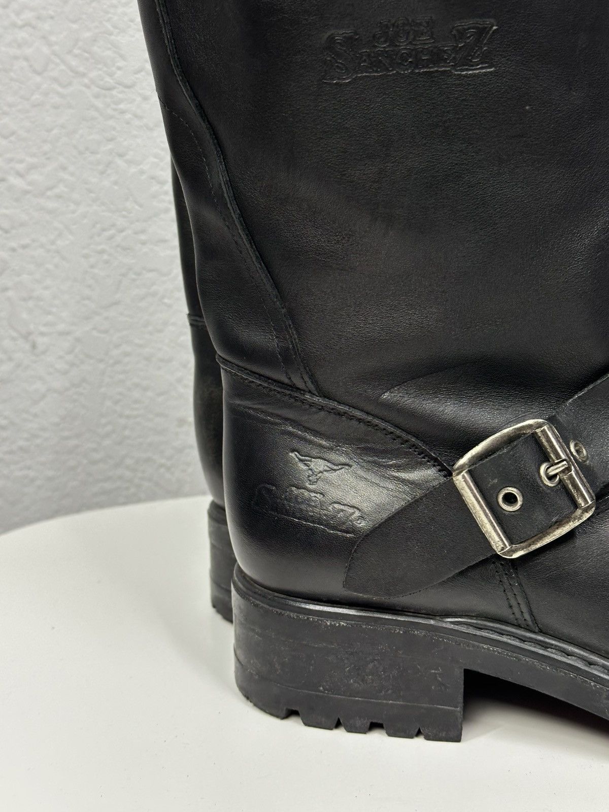 If Six Was Nine Vintage Italian AS 98 Rick Owens Style Leather Biker Boots Size US 8 / EU 41 - 8 Thumbnail
