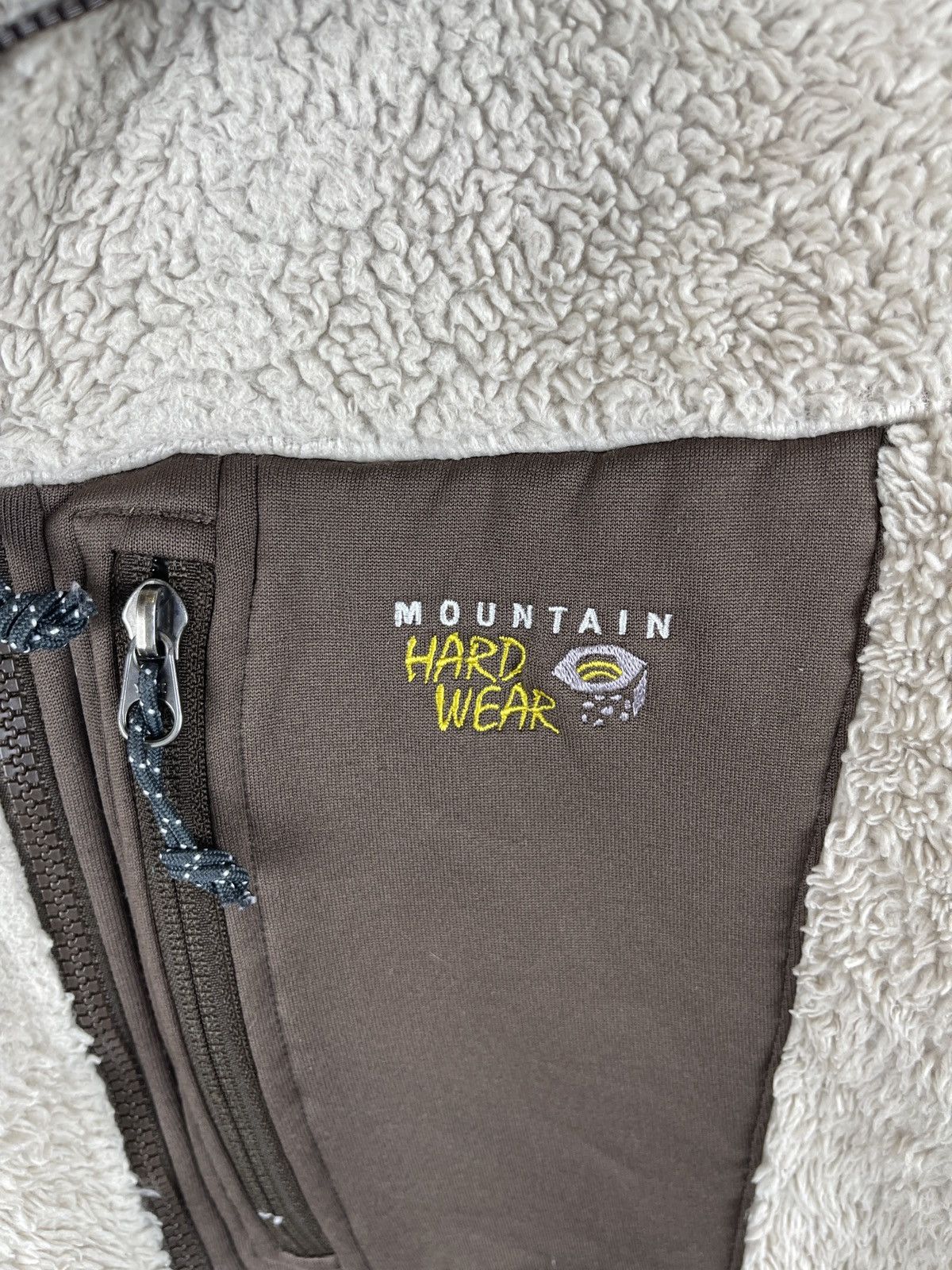 Mountain Hardwear Vintage Mountain Hardwear Fuzzy Shag Fleece Jacket Brown Size M / US 6-8 / IT 42-44 - 14 Thumbnail