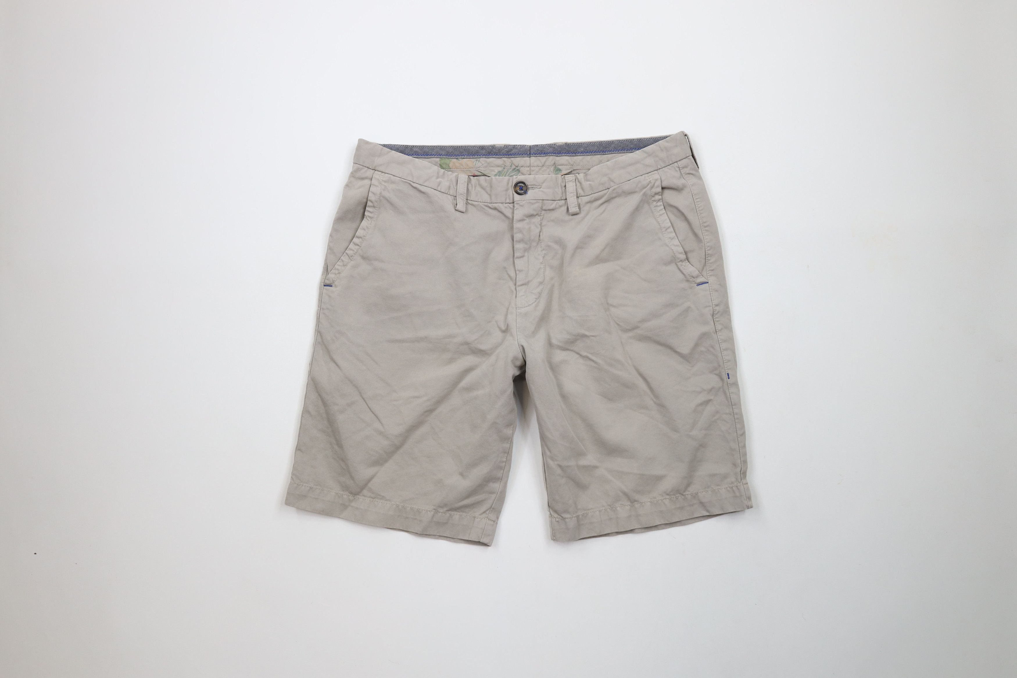 Tommy Bahama × Vintage Vintage Y2K Tommy Bahama Knee Golfing Chino Shorts Gray Size US 34 / EU 50 - 1 Thumbnail