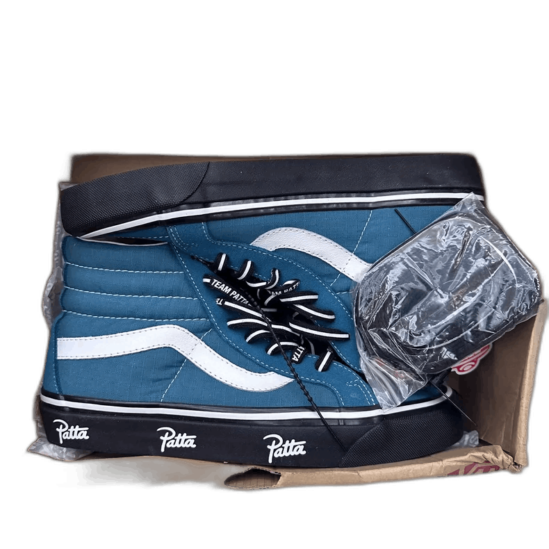 Vans Vans Patta High-Top Skate Shoes in Blue Size US 8.5 / EU 41-42 - 1 Thumbnail