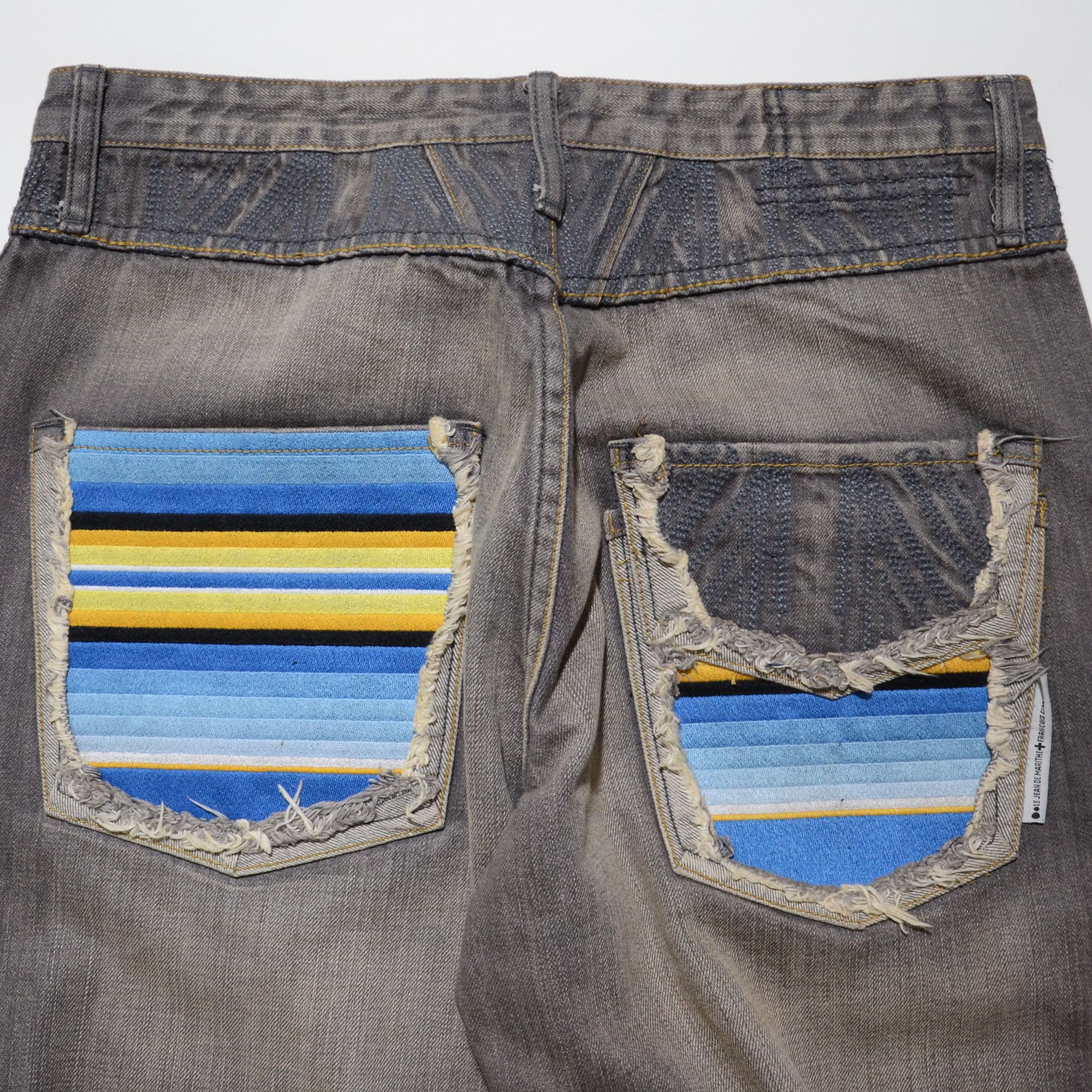 Marithe + Francois Girbaud M+FG Jeans Y2K Design Sample Item Special Pocket Size US 34 / EU 50 - 3 Thumbnail