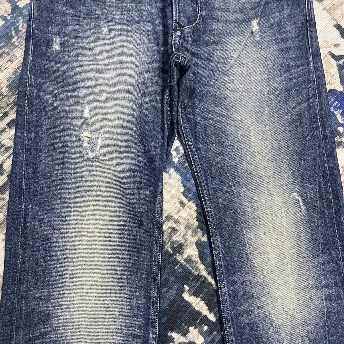 Diesel Diesel Industry Distressed Faded Straight Jeans Size US 31 - 4 Thumbnail