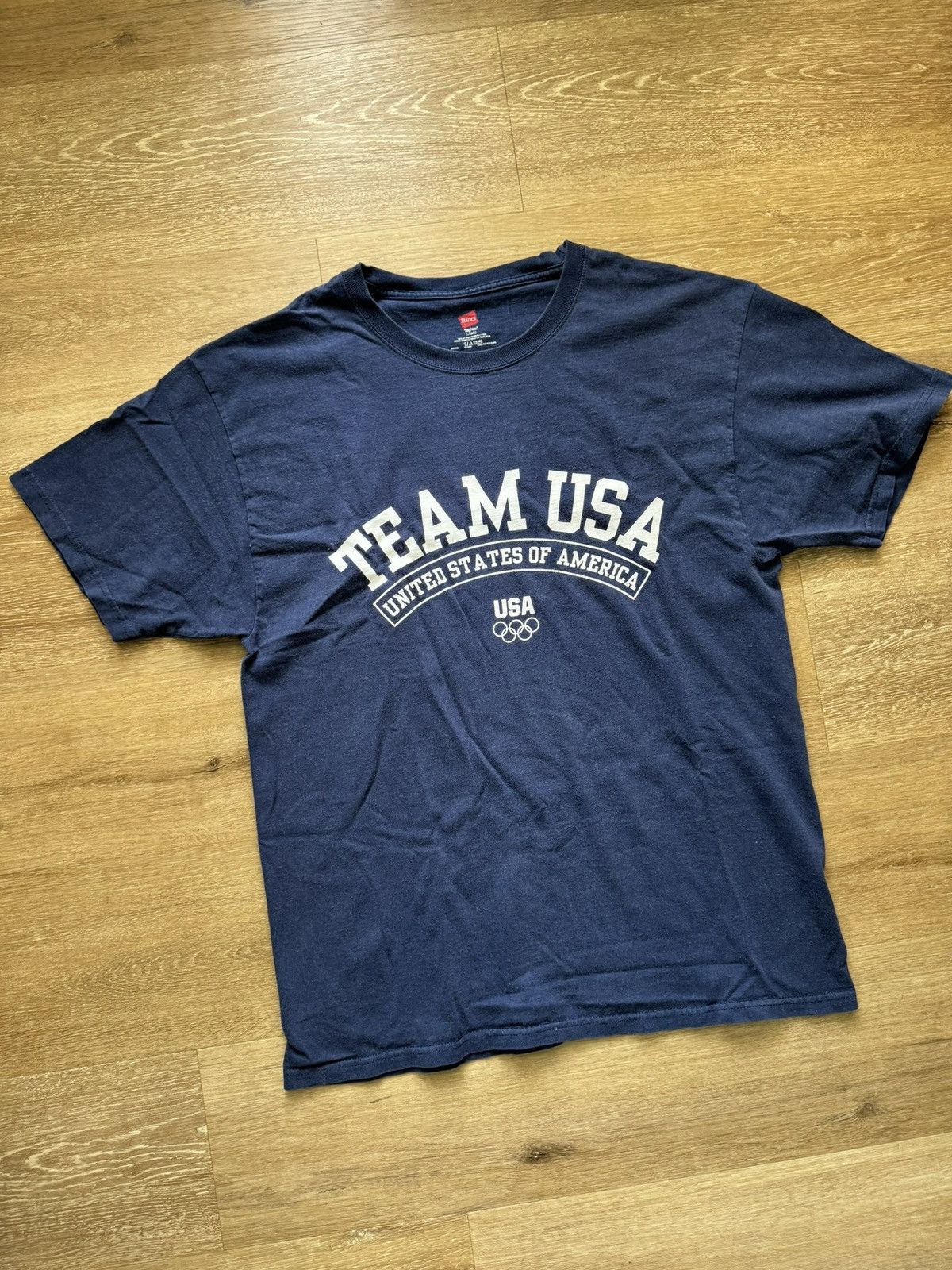 USA Olympics Olympic Tee - TEAM USA Official Arch Logo Dark Blue (Large) Size US L / EU 52-54 / 3 - 1 Thumbnail