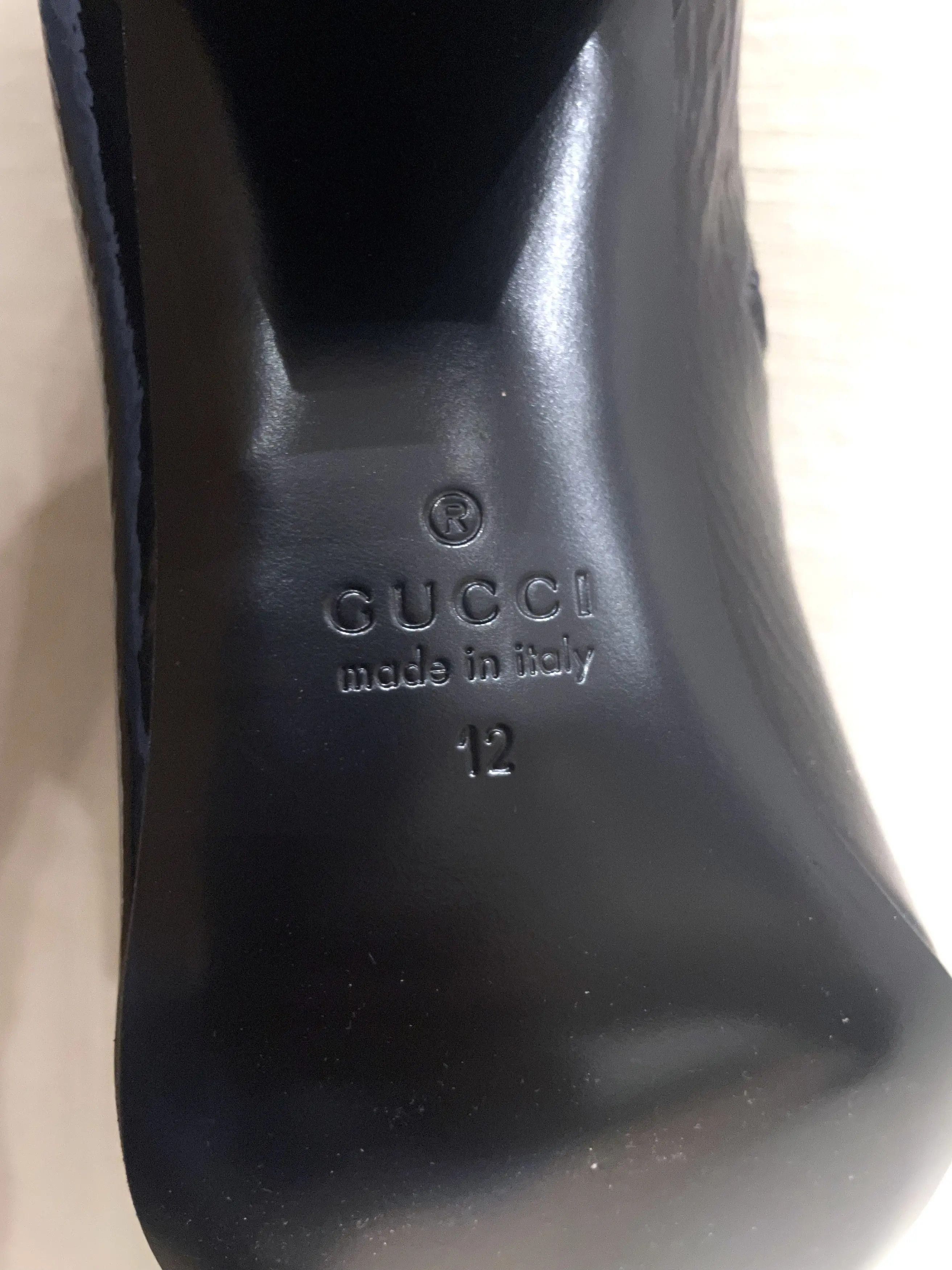 Gucci HOLYGRAIL GUCCI FETISH PUNK PRYNTIL PATENT LEATHER BOOTS Size US 13 / EU 46 - 15 Thumbnail