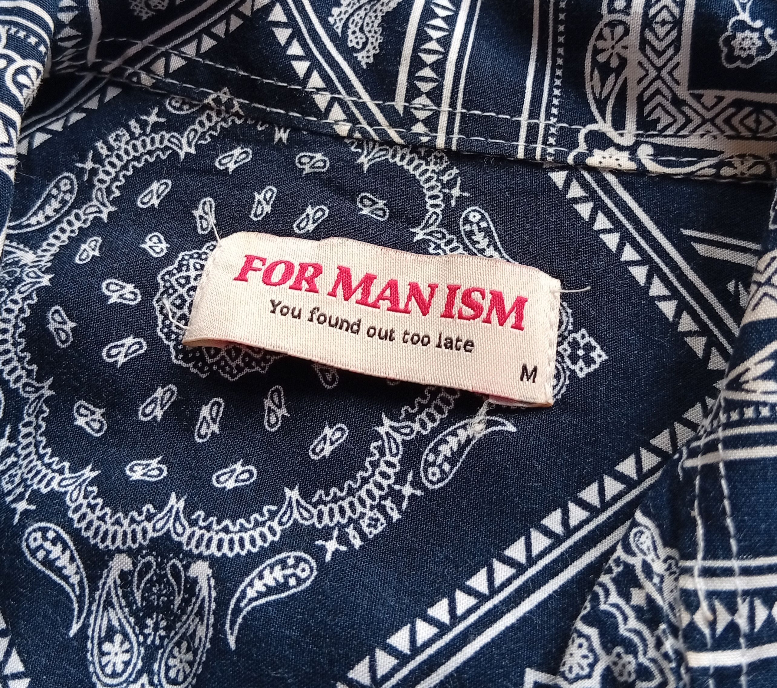 Japanese Brand Formanism bandana paisley shirt Size US M / EU 48-50 / 2 - 3 Thumbnail