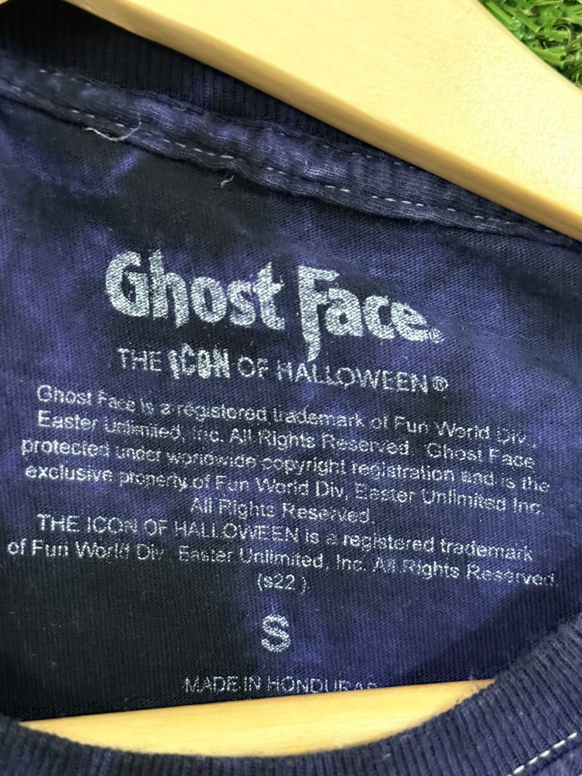Vintage Scream Ghostface Ghost Tie Dye Purple Swirl T Shirt Small Size US S / EU 44-46 / 1 - 4 Thumbnail