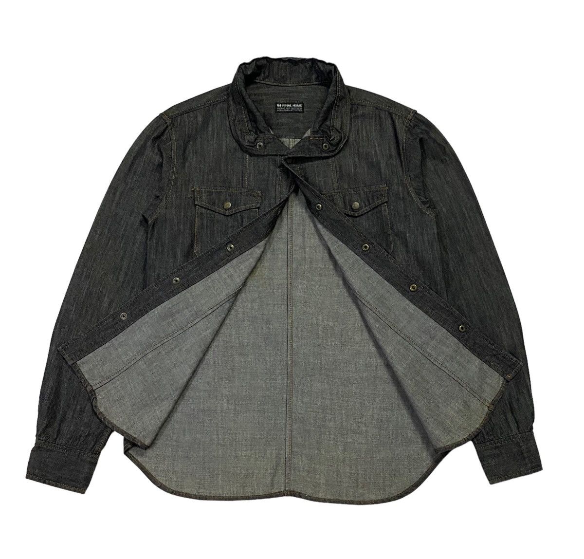 Final Home Final Home Denim Snap Button Ups Shirt Size US S / EU 44-46 / 1 - 24 Thumbnail