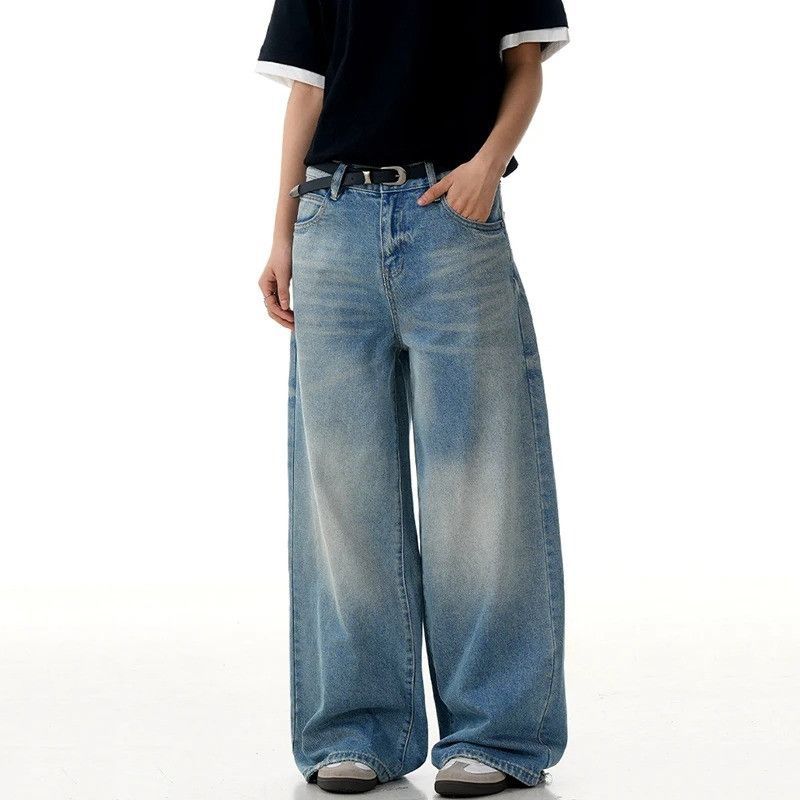 Jean Pattern Baggy Jeans Size US 32 / EU 48 - 2 Thumbnail