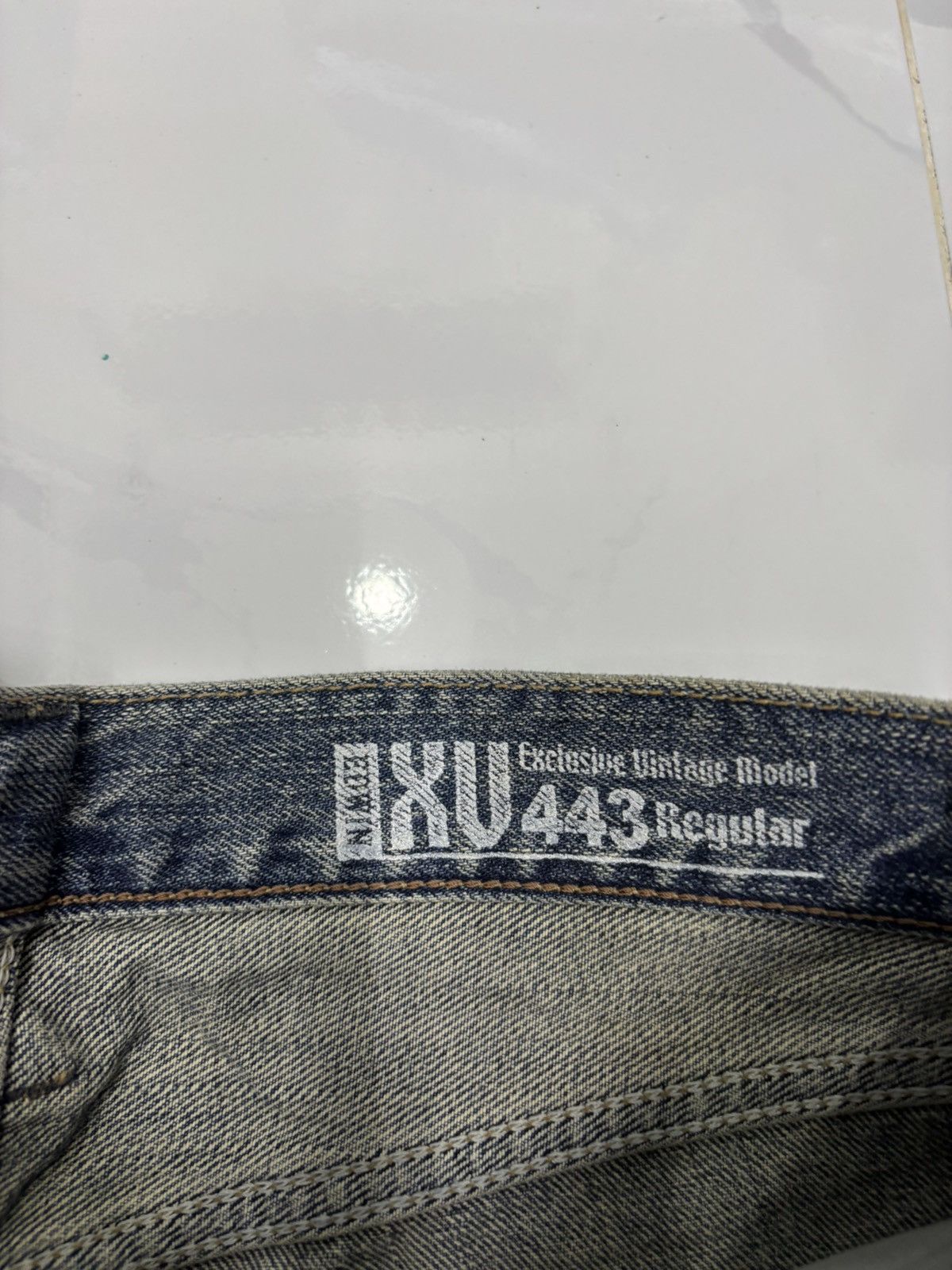 14th Addiction 🔥EDWIN EXCLUSIVE VINTAGE MODEL XU DISTRESSED DENIM JEANS Size US 30 / EU 46 - 11 Thumbnail