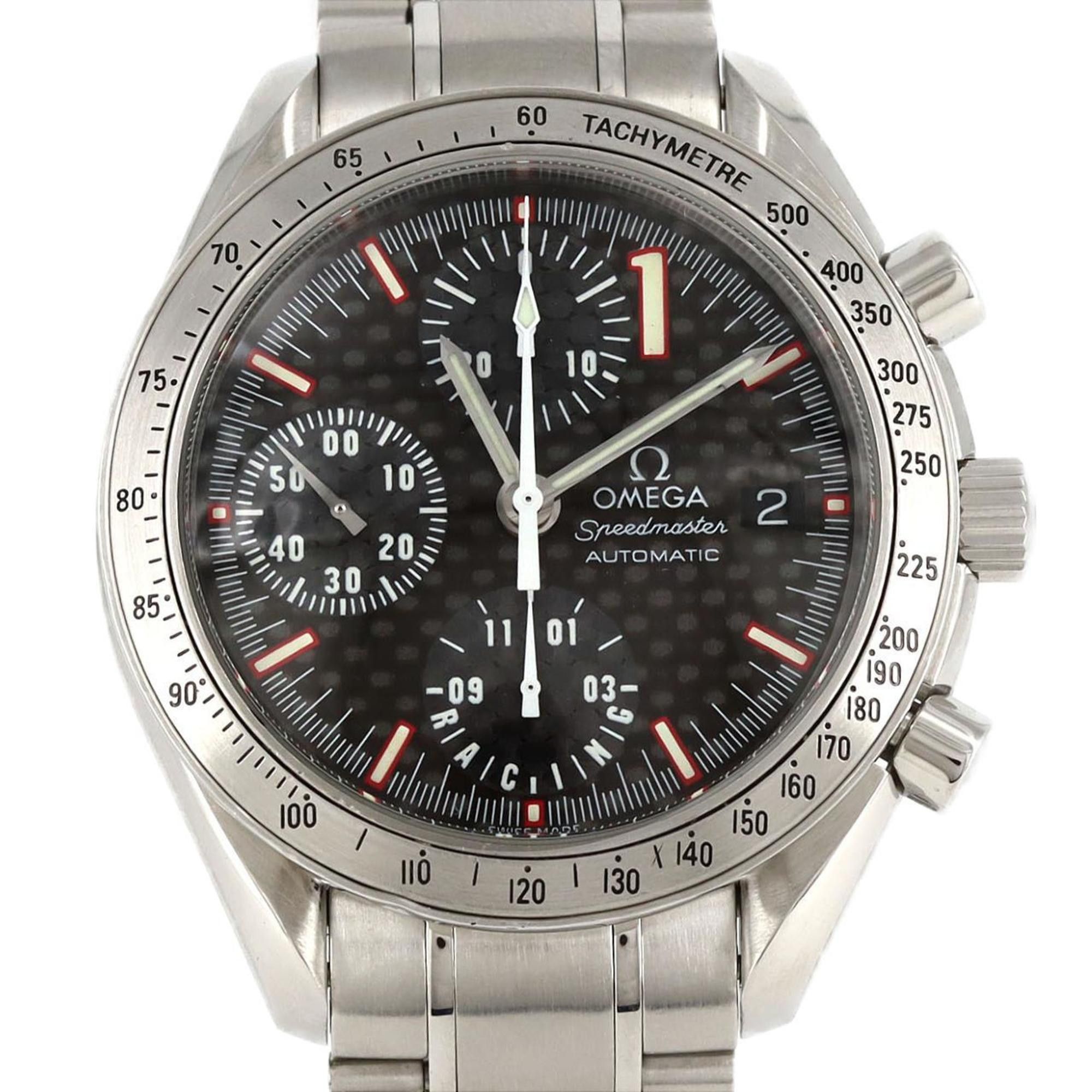 Omega OMEGA Speedmaster Racing Schumacher '02 LIMITED 3519.50 SS Wristwatch Automatic Size ONE SIZE - 1 Thumbnail