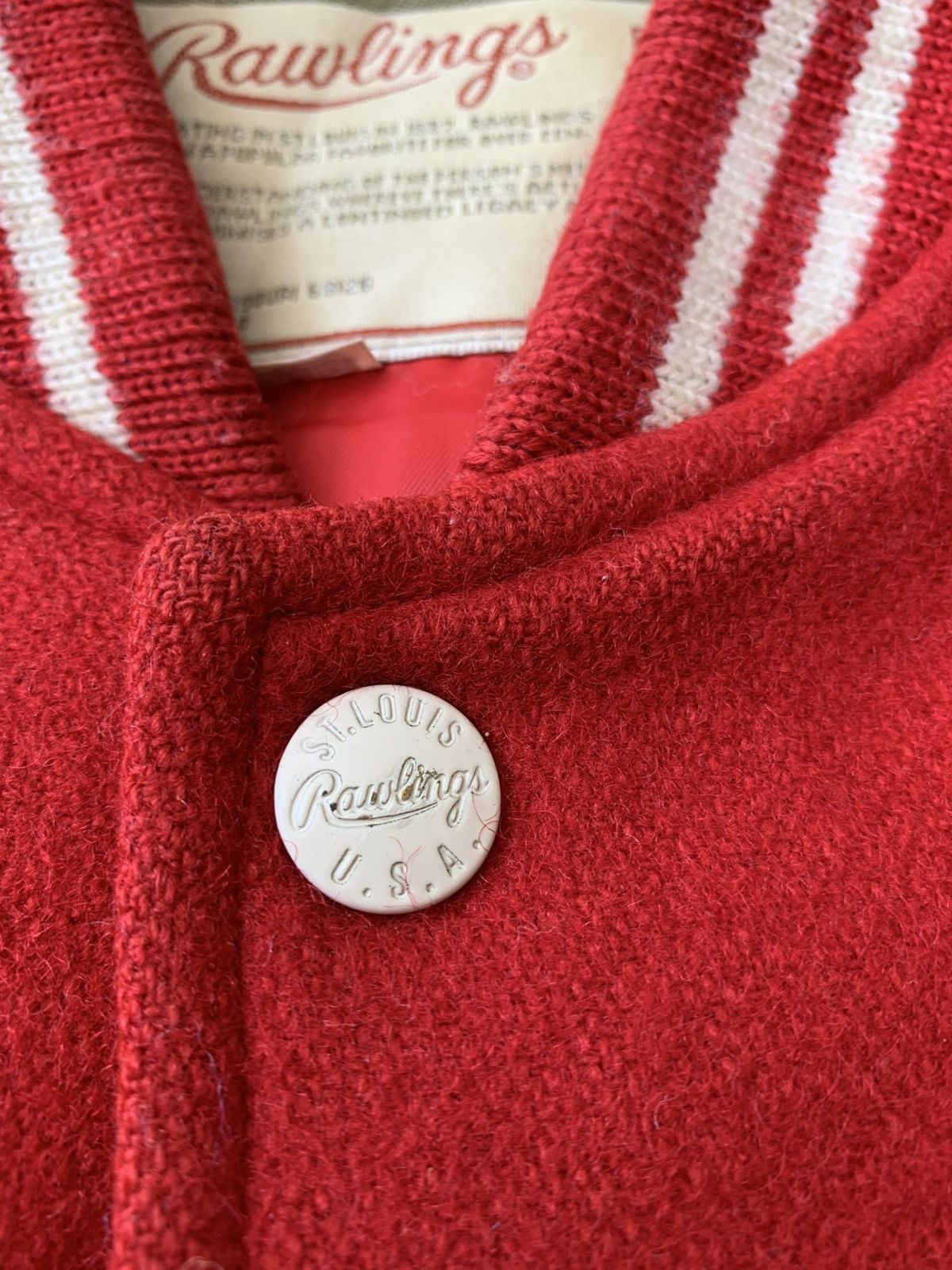 Vintage 🔥VTG RAWLINGS WOOL/LEATHER VARSITY JACKETS Size US M / EU 48-50 / 2 - 9 Thumbnail