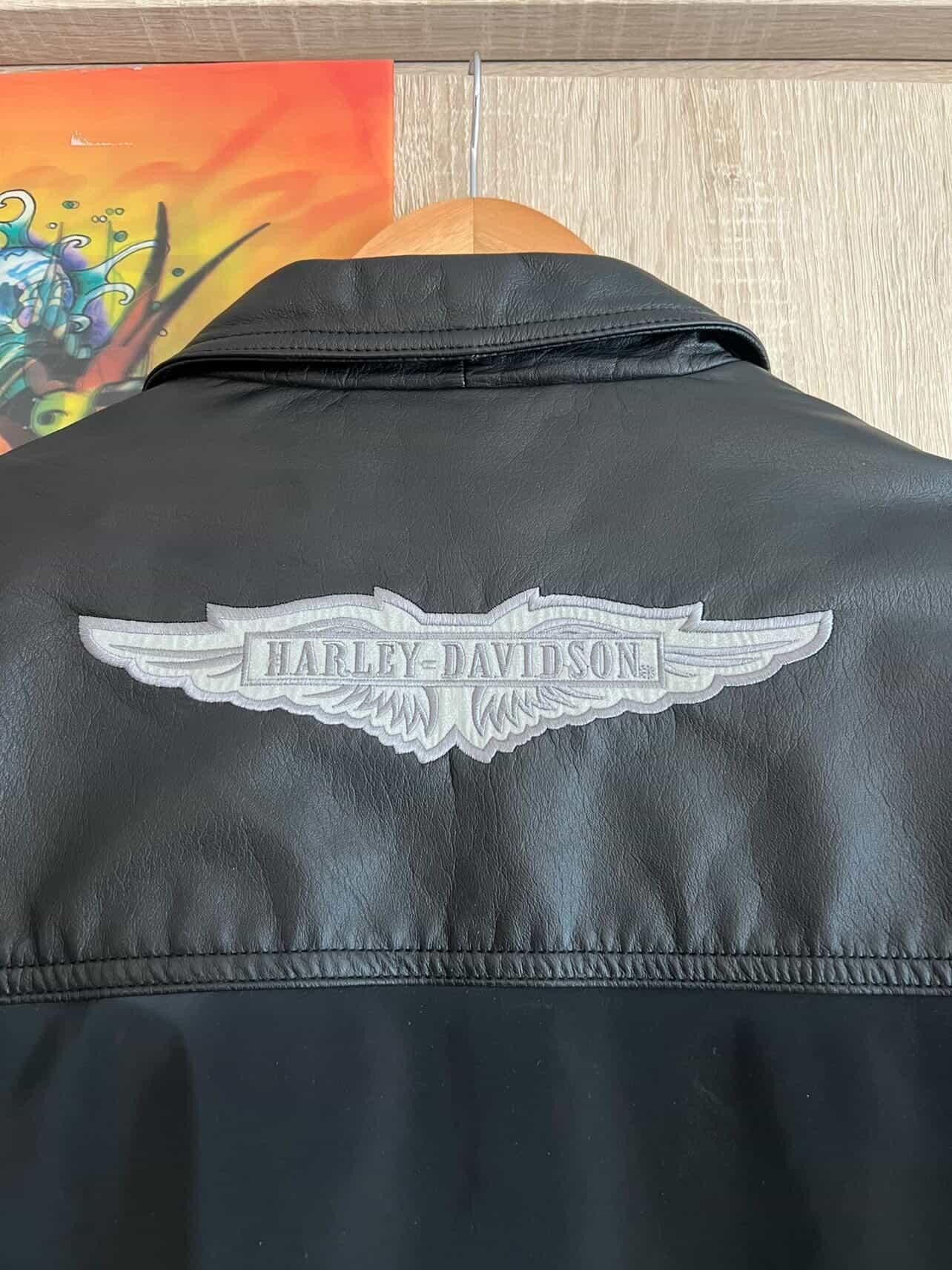 Harley Davidson Harley Davidson Hybrid Jacket Genuine leather with PVC 💥🔥 Size US XL / EU 56 / 4 - 17 Thumbnail
