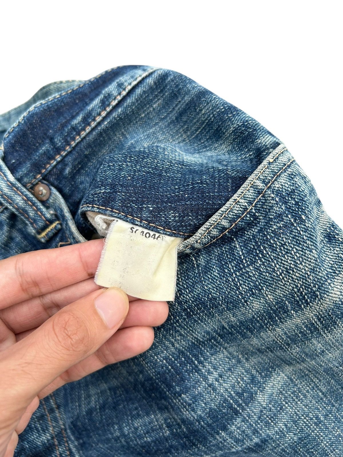 Maison MIHARA YASUHIRO MIHARAYASUHIRO X SUGAR CANE Selvedge Distressed Denim Jeans Size US 36 / EU 52 - 10 Thumbnail