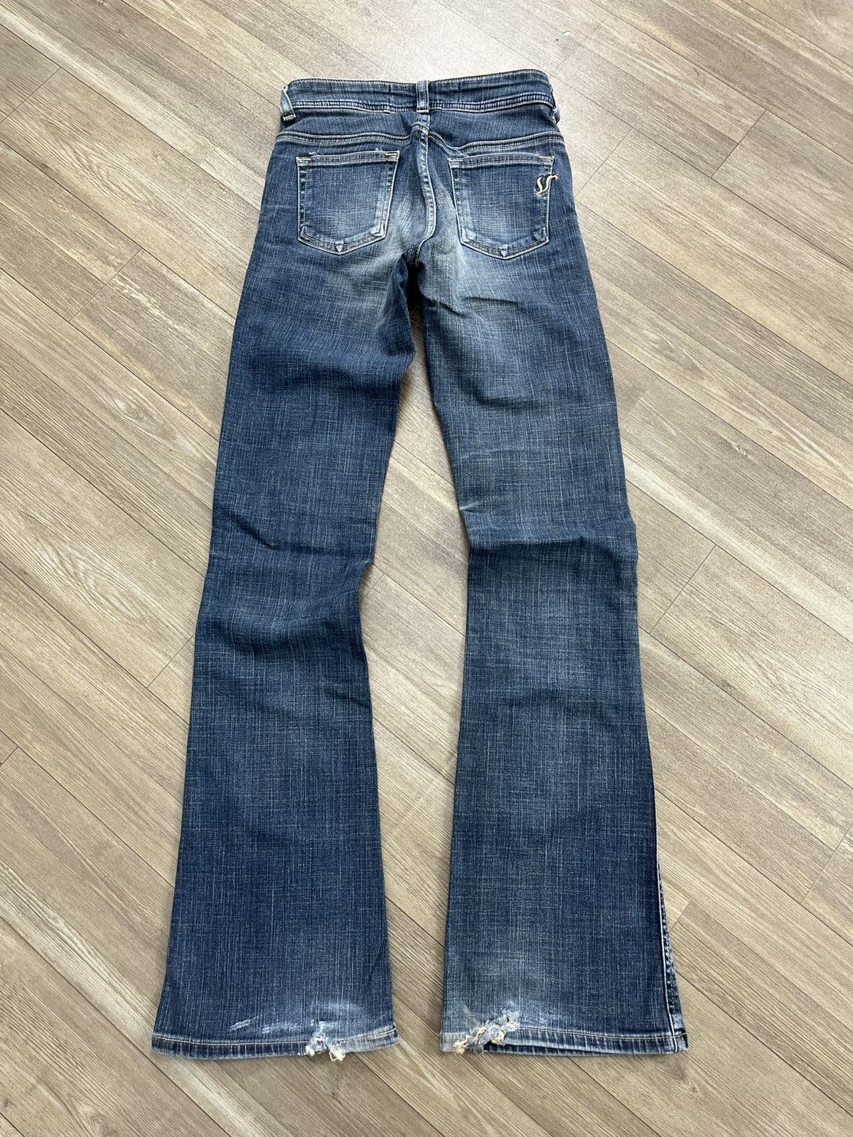 If Six Was Nine 2000s Something Edwin Flare Jeans High Street Japan Boot Cut Size US 26 / EU 42 - 17 Thumbnail