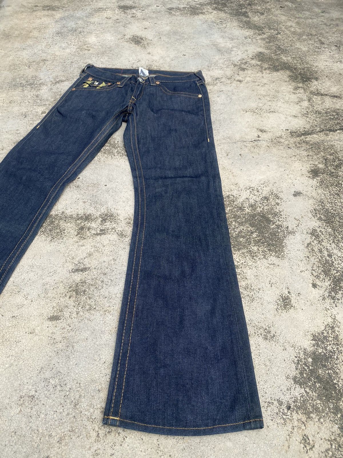 If Six Was Nine × Japanese Brand × True Religion Flare Jeans True Religion Like New Bootcut Size US 33 - 2 Thumbnail