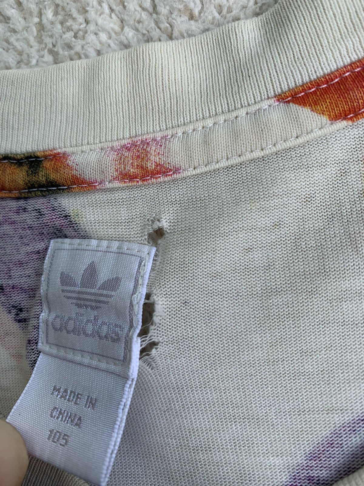 Beauty Beast × If Six Was Nine × Japanese Brand VTG Adidas ATT All Over Tshirt Size US L / EU 52-54 / 3 - 8 Thumbnail