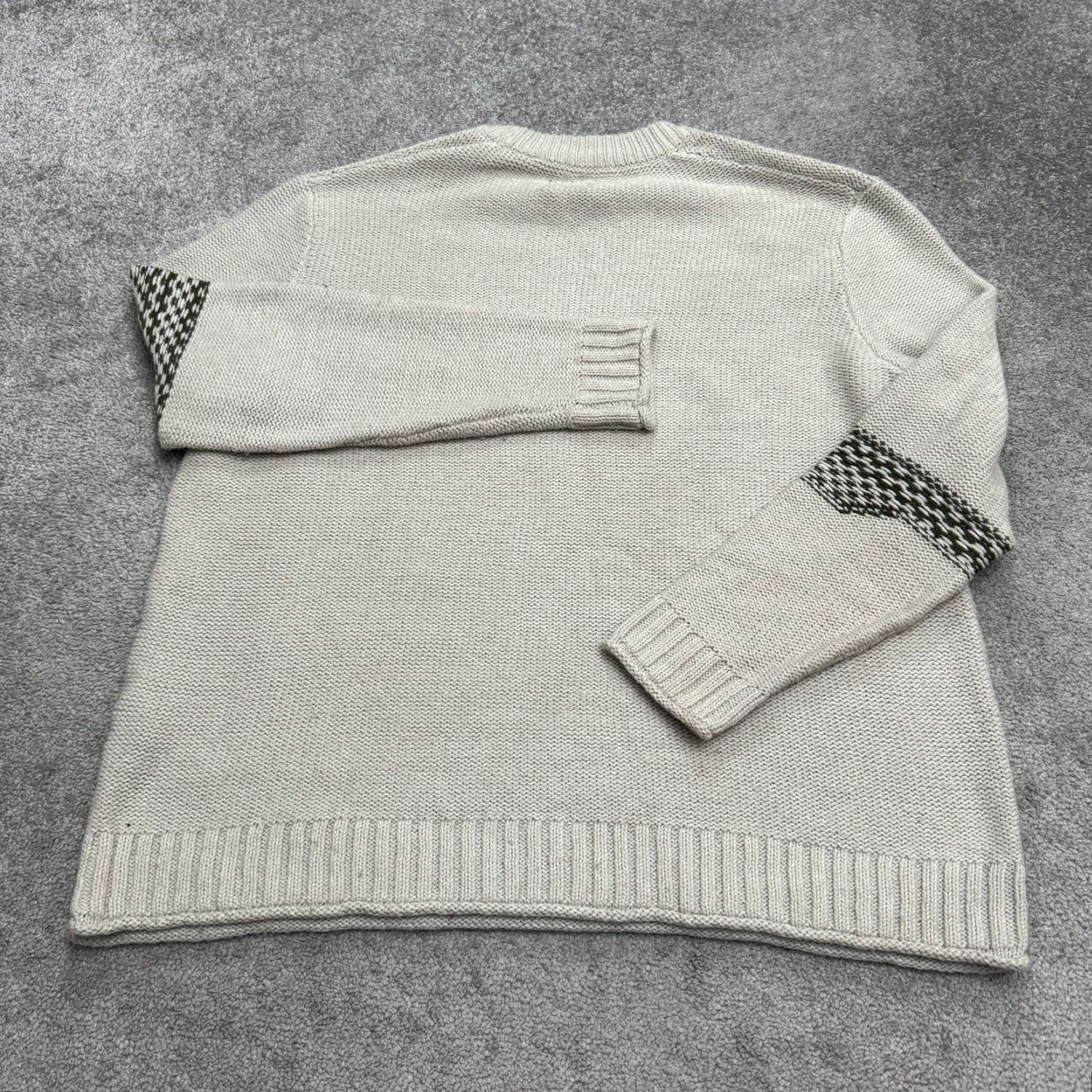 ONLY & SONS ONLY & SONS Sweater Mens 2XL Gray Mock Neck Pullover Knit Graphic Logo Classic Preppy Size US XXL / EU 58 / 5 - 2 Thumbnail