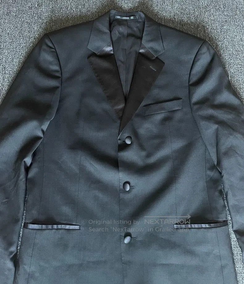 Vintage Hugo Boss Wool Suit Set with Vest. Size US L / EU 52-54 / 3 - 2 Thumbnail