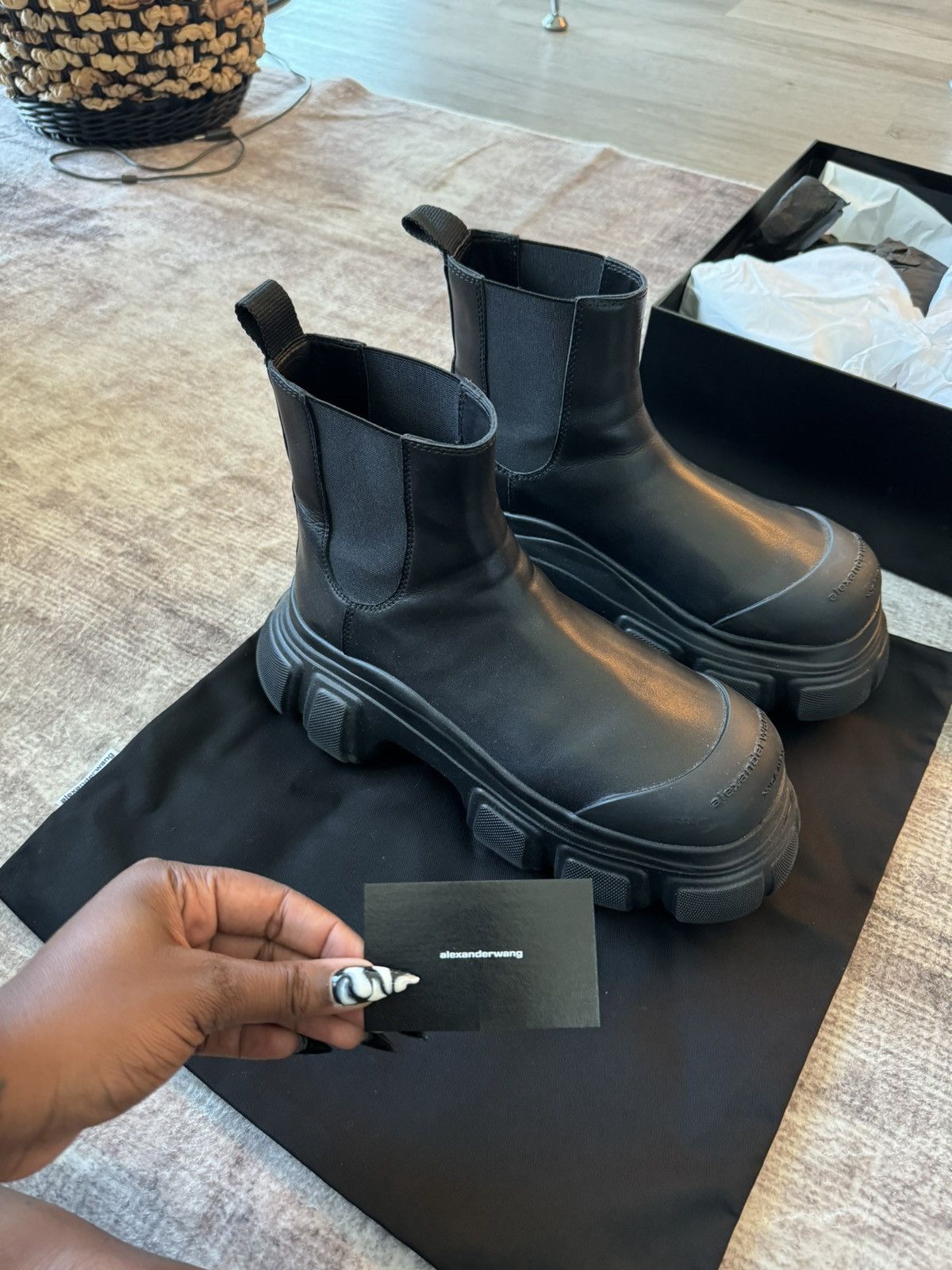 Alexander Wang Storm Chelsea boots | Grailed