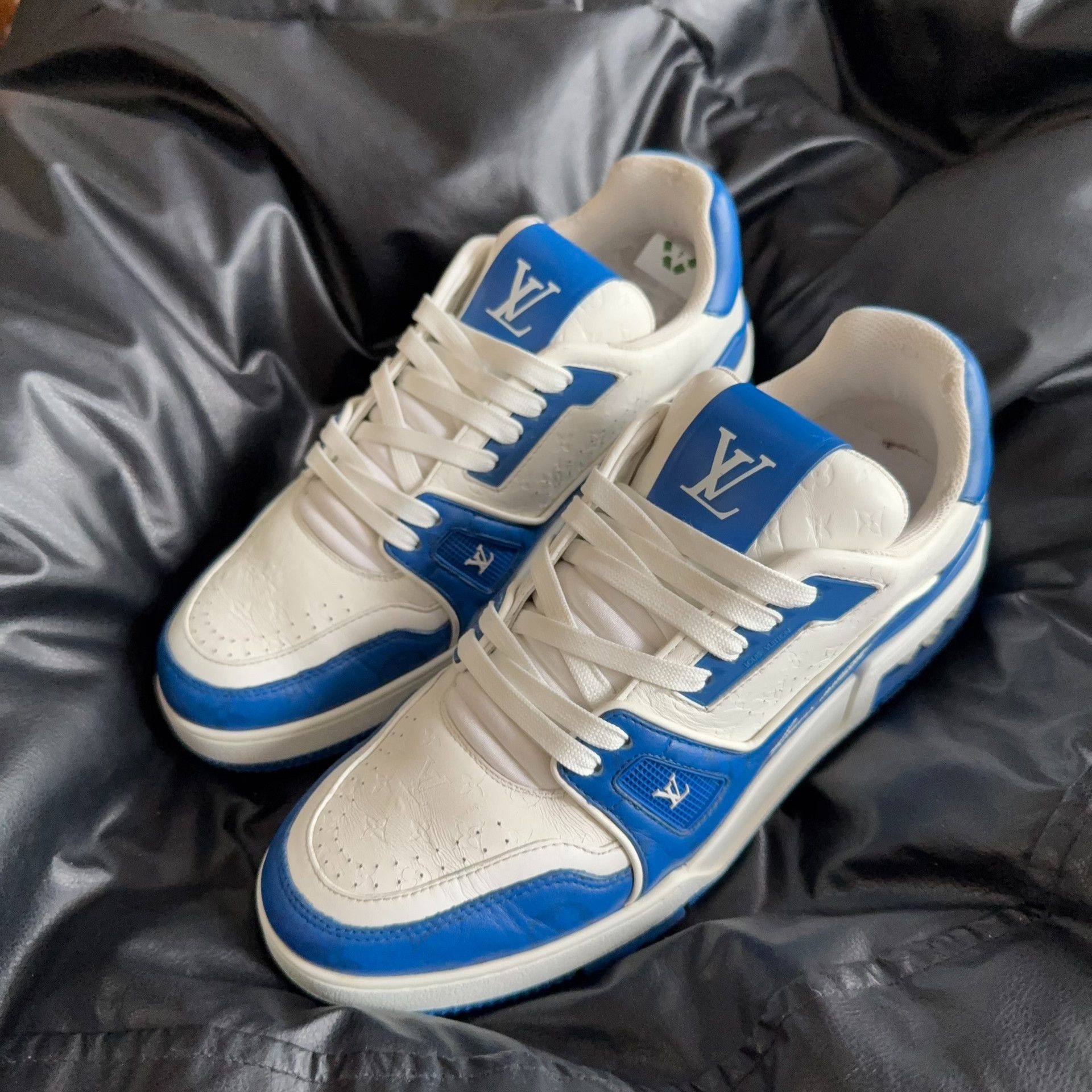 Louis Vuitton Training Blue Lowtop Sneakers 7 Men