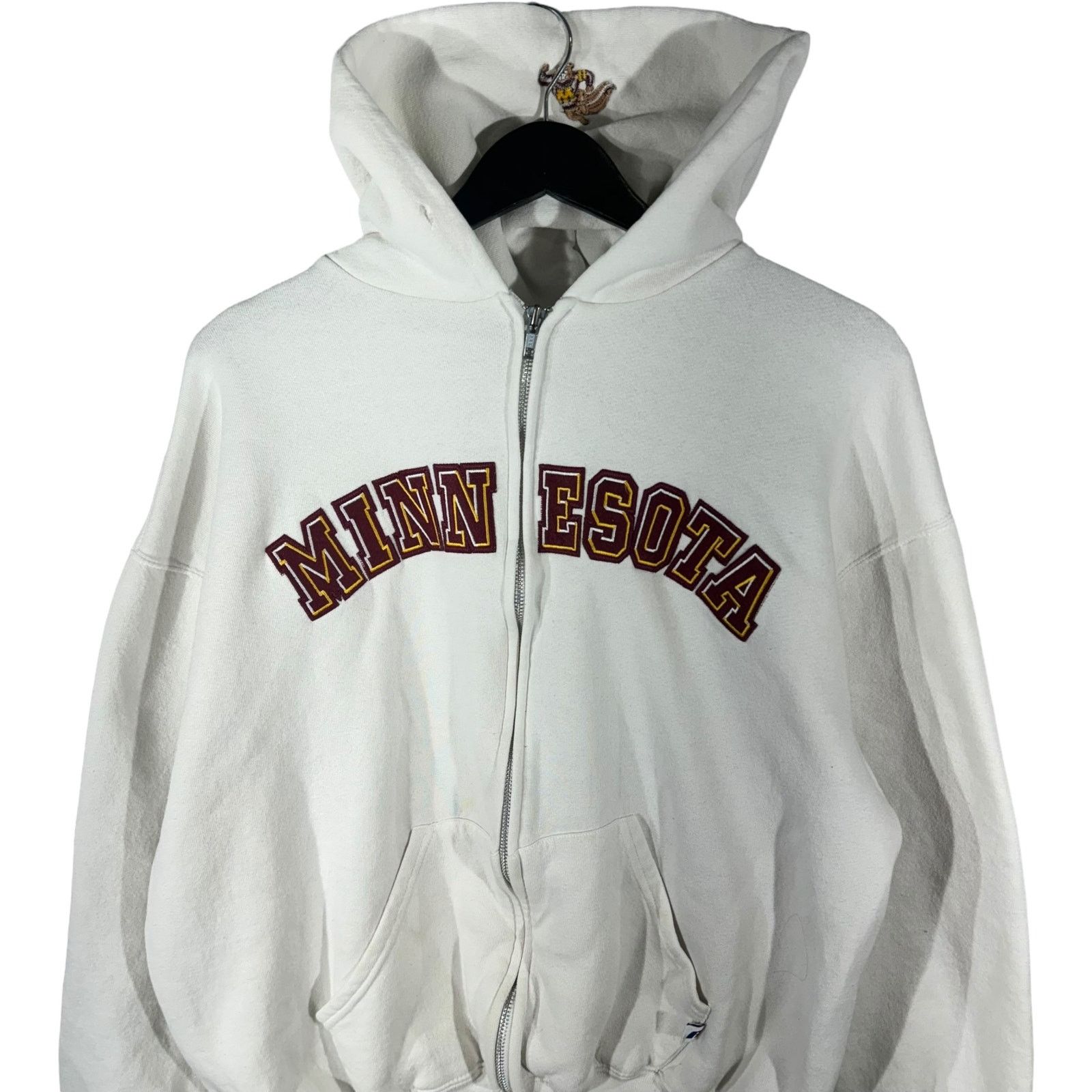 Russell Athletic Russell Minnesota State University Spellout Full Zip Hoodie Size US L / EU 52-54 / 3 - 2 Thumbnail