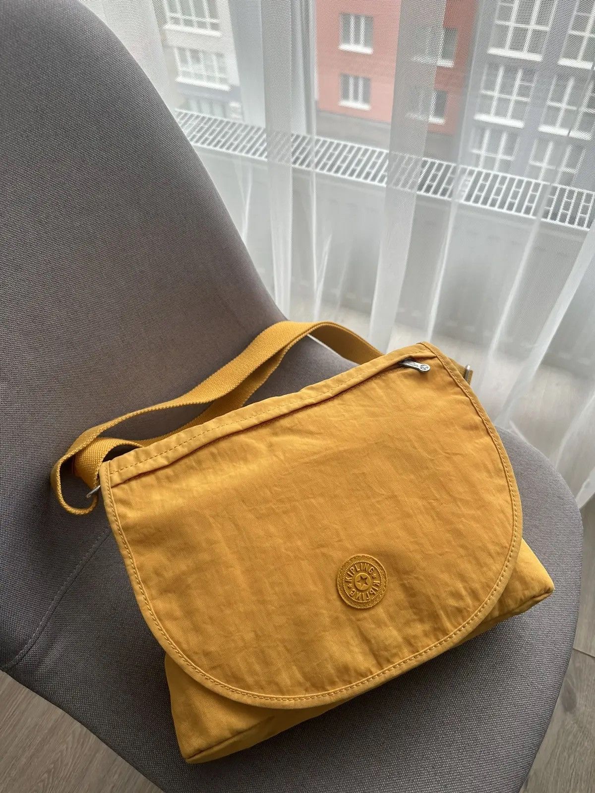 Vintage Vintage Kipling Yellow Bag Y2K Backpack Size ONE SIZE - 4 Thumbnail