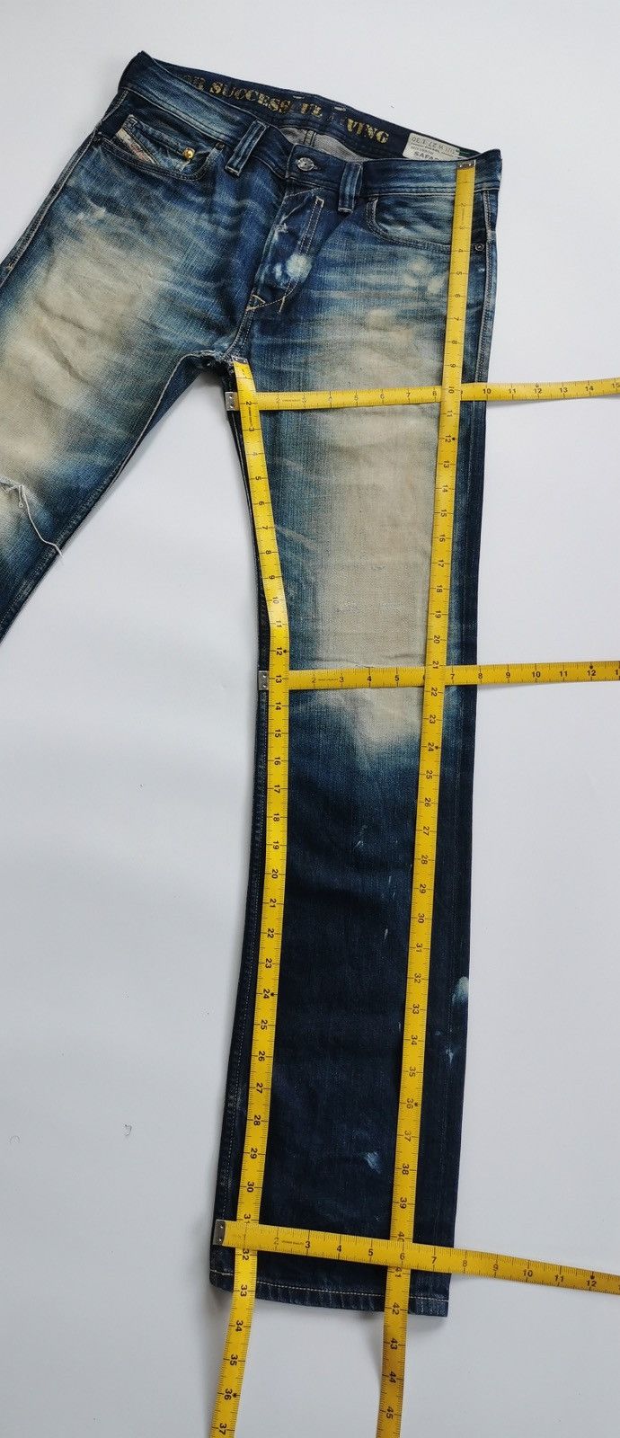 Diesel Black Gold Diesel Mudwash Safado Denim Jeans Size US 30 / EU 46 - 15 Thumbnail