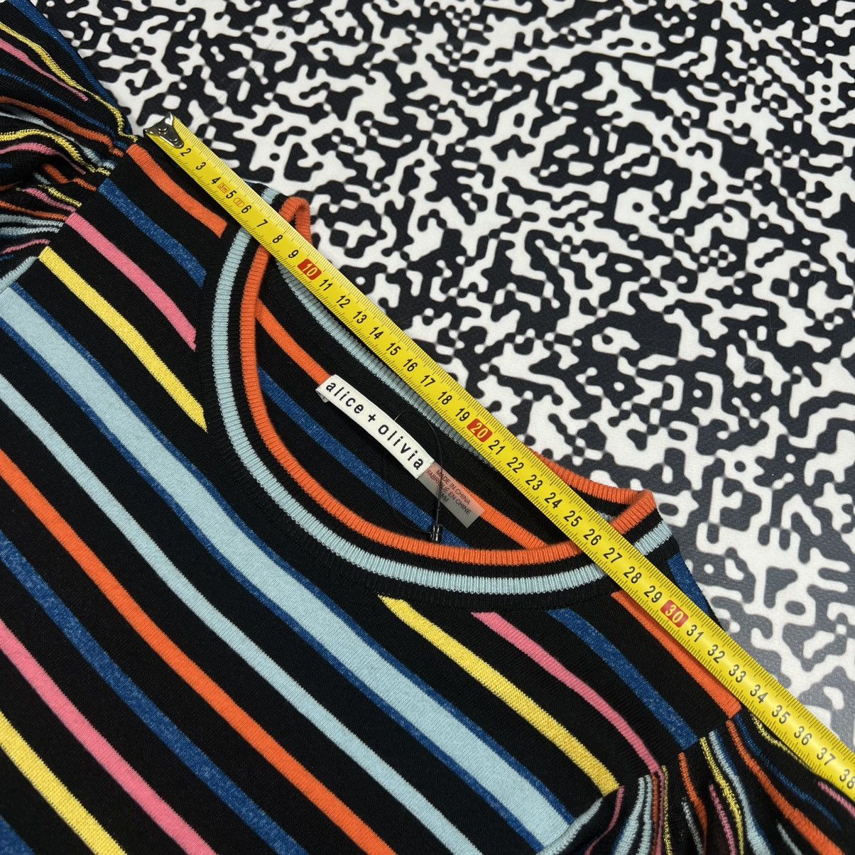 Alice + Olivia Vintage Y2K Alice + Olivia Striped Retro Luxury Tank Top Size M / US 6-8 / IT 42-44 - 14 Thumbnail