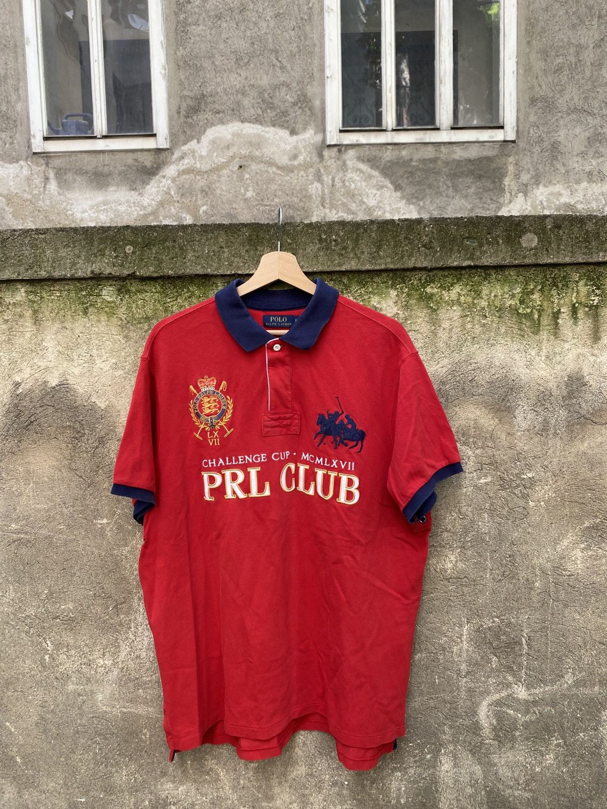 Polo Ralph Lauren × Vintage Polo Ralph Lauren PRL Embroidered Logo Chief Keef Polo Size US XL / EU 56 / 4 - 1 Thumbnail