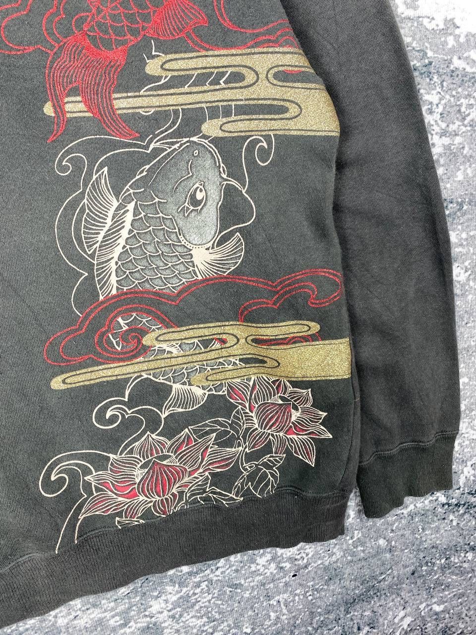 If Six Was Nine Vintage Sukajan Koi Sweatshirts Size US M / EU 48-50 / 2 - 6 Thumbnail