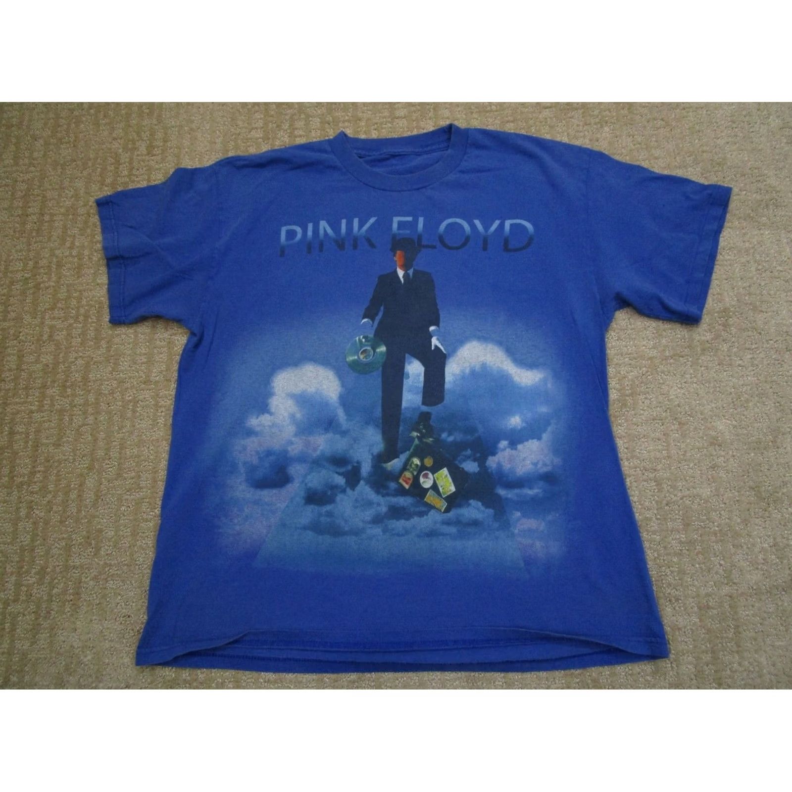 Vintage Vintage Pink Floyd Shirt Men L Blue Rock Wish You Were Here Shine On Y2K Size US L / EU 52-54 / 3 - 2 Thumbnail