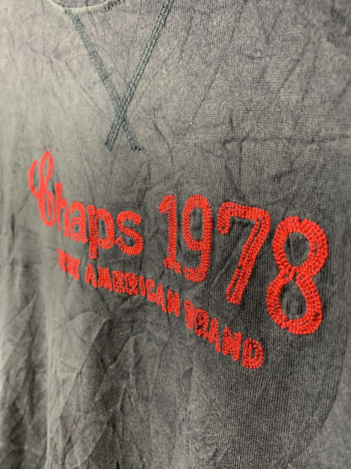 Chaps × Ralph Lauren STEALS! Chaps Ralph Lauren Embroided Spellout Tee Size US L / EU 52-54 / 3 - 3 Thumbnail