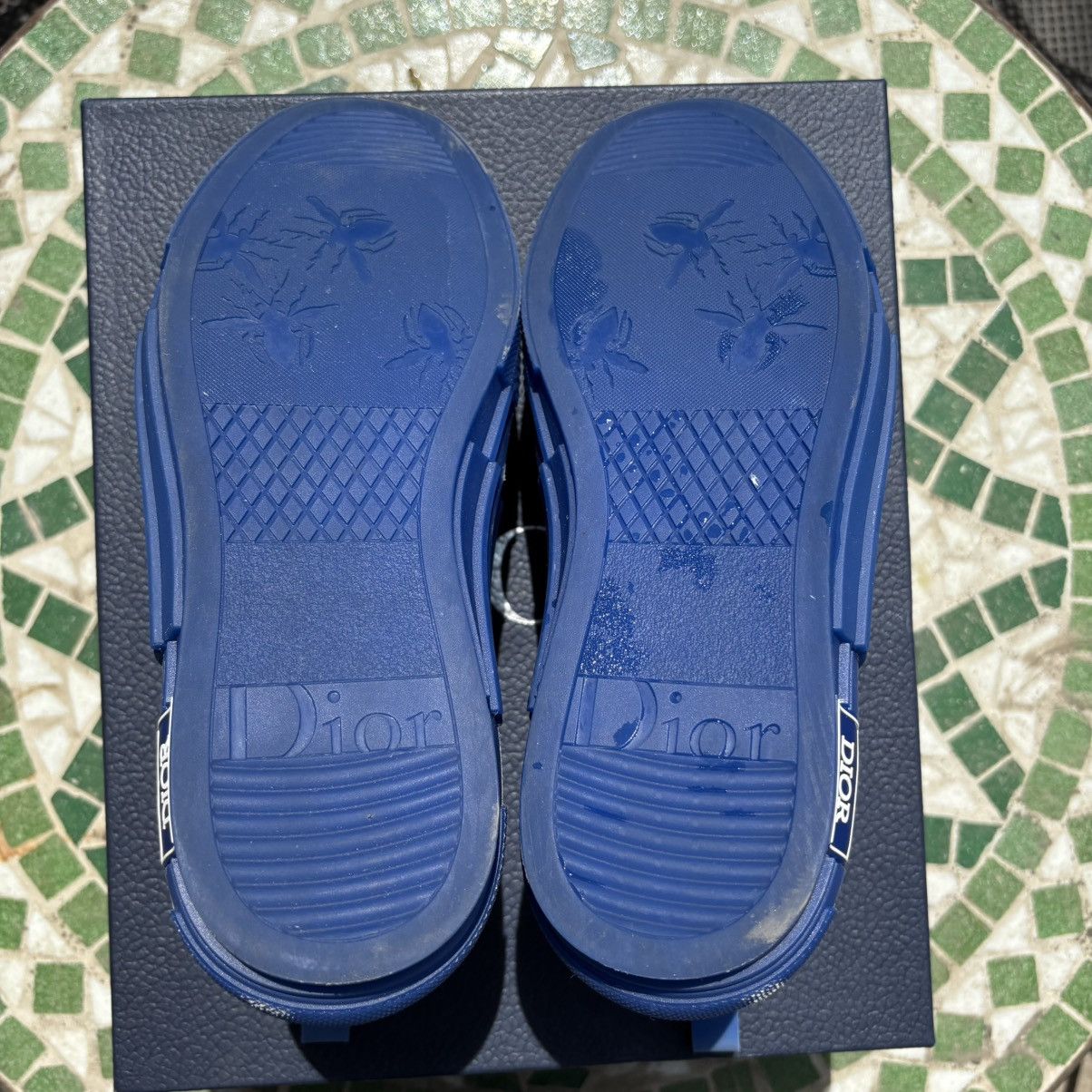 Dior Dior B23 Blue Oblique Sneaker Size US 10.5 / EU 43-44 - 6 Thumbnail