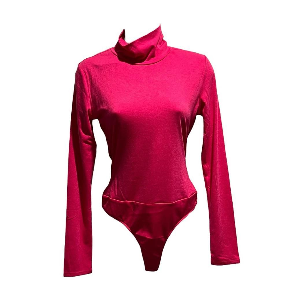 Designer NWT Live fire turtleneck pink bodysuit Size M / US 6-8 / IT 42-44 - 1 Thumbnail