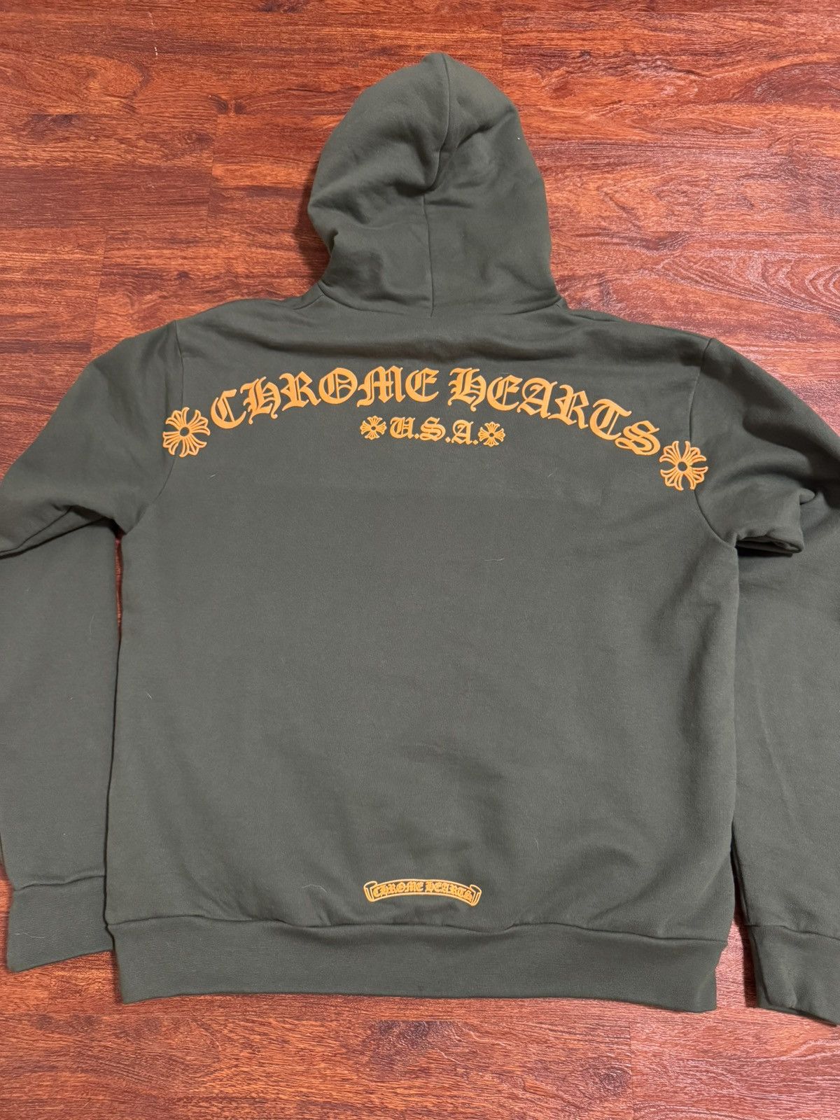 Chrome Hearts Chrome Hearts Green Hoodie Size US XS / EU 42 / 0 - 10 Thumbnail