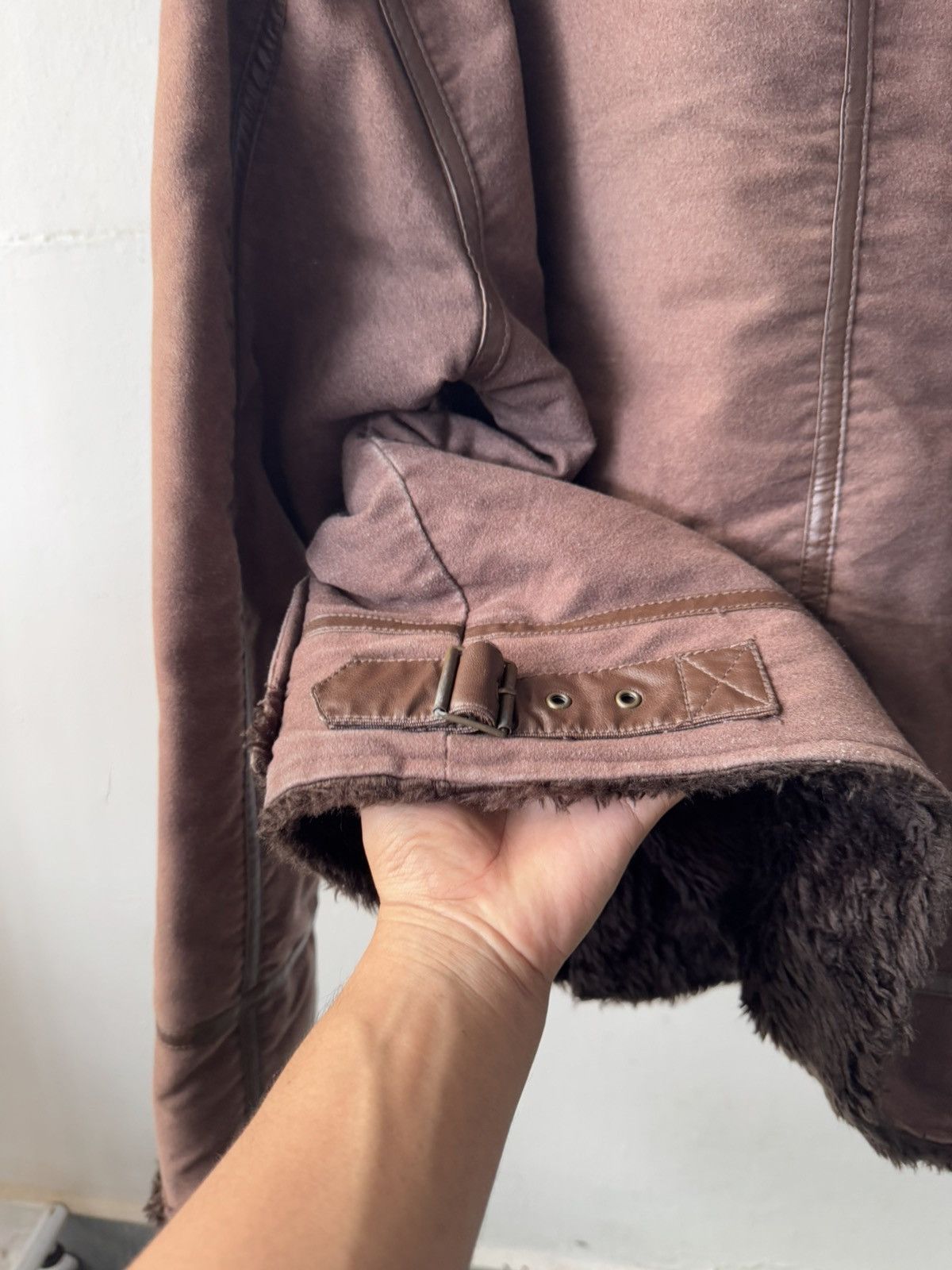If Six Was Nine Vintage Edwin Lined Fleece Fur Brown Detroit Jacket Size US XL / EU 56 / 4 - 11 Thumbnail