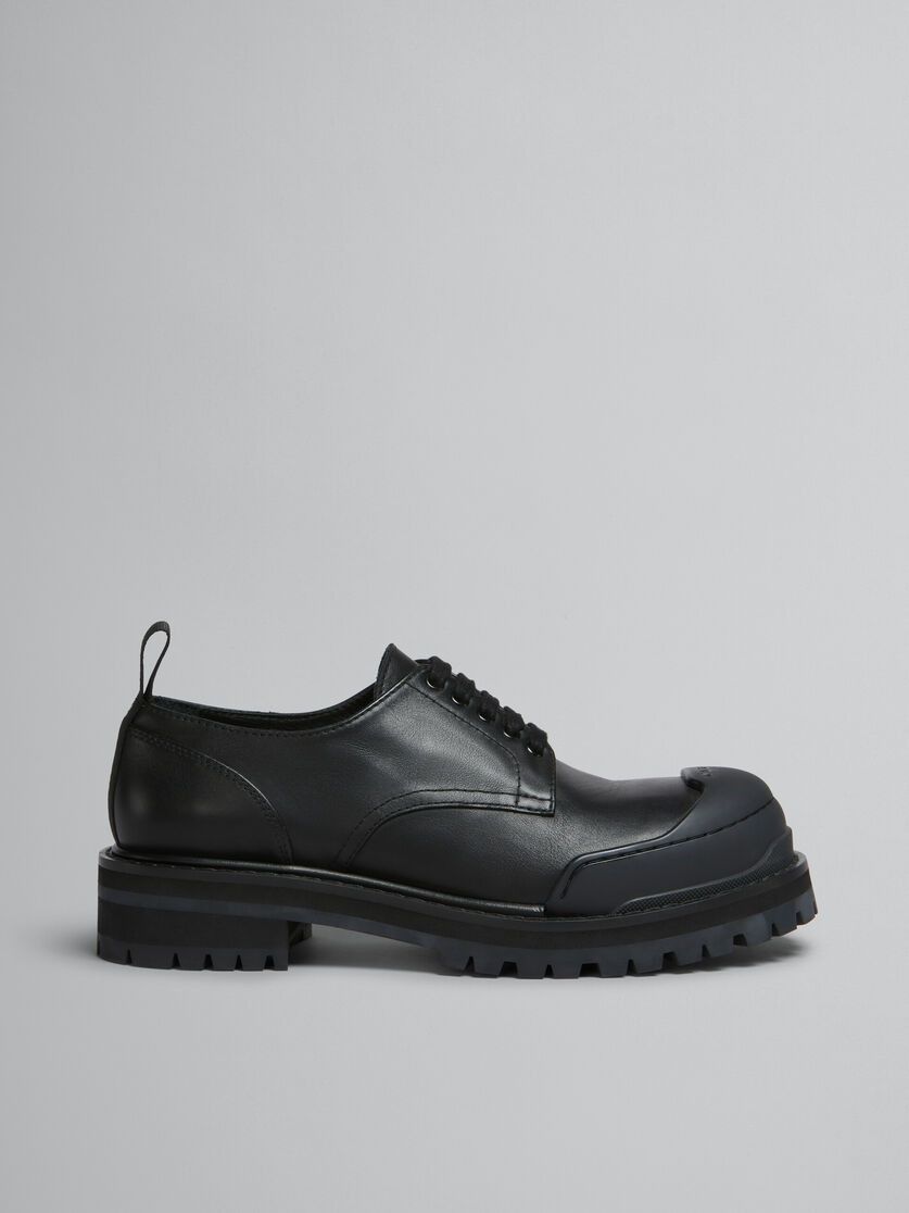 o1f1d3z1025 Dada Army Derby Shoes in Black