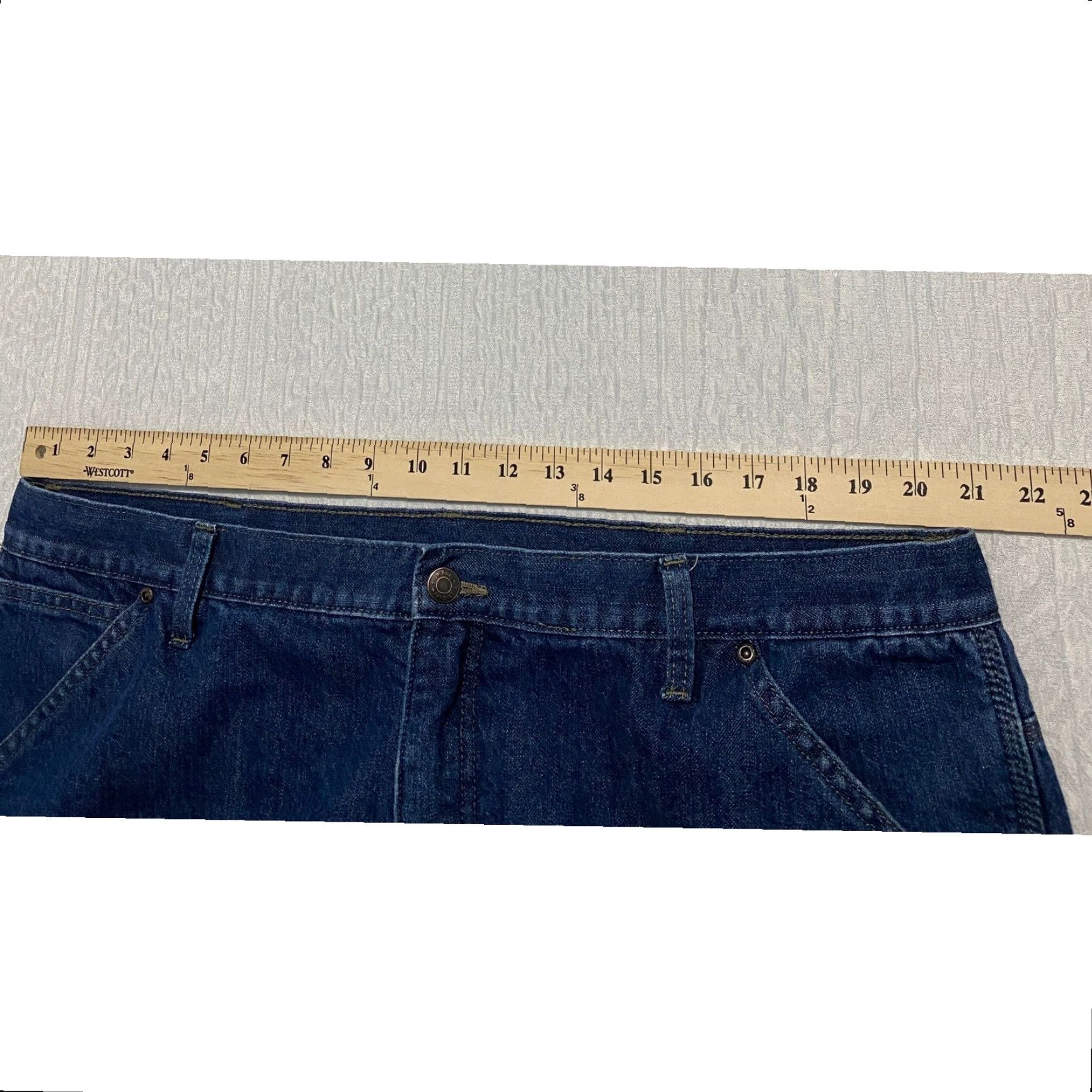 Wrangler Wrangler Jeans Carpenter Pants Fleece Lined Denim Workwear 42x30 Men Blue Relaxed Fit Wide Leg Shirt? Size US 42 / EU 58 - 6 Thumbnail