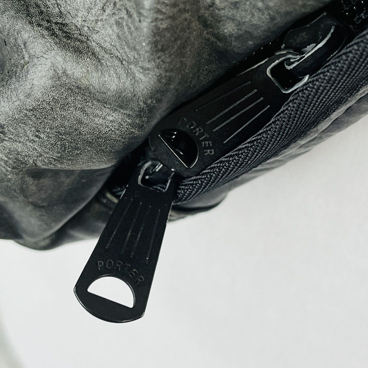 Porter × Vintage Vintage Wear And Tear PORTER Sling Bag Japan Size ONE SIZE - 8 Thumbnail