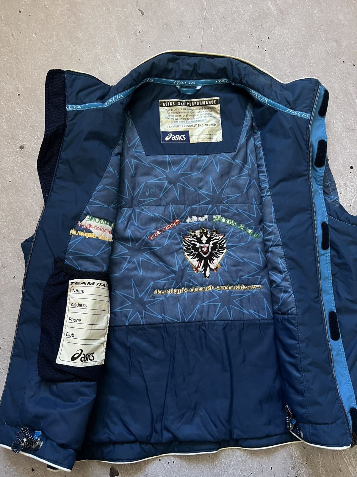 Asics Vintage ASICS Italia Olympic Vest Big Logo XL Size US XL / EU 56 / 4 - 14 Thumbnail