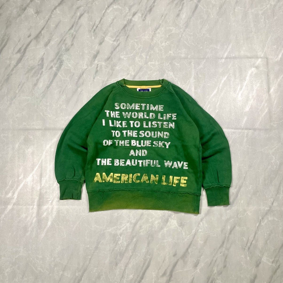 Japanese Brand y2k Japan Streetwear Wording Slimfit Crewneck Size S / US 4 / IT 40 - 1 Thumbnail