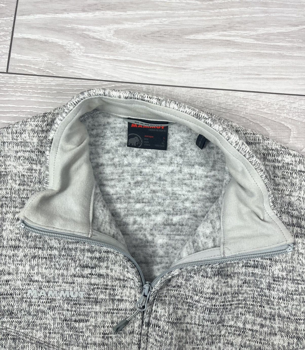 Mammut Mammut Full Zip Grey Gorpcore Heavy Fleece Jacket Size US L / EU 52-54 / 3 - 11 Thumbnail