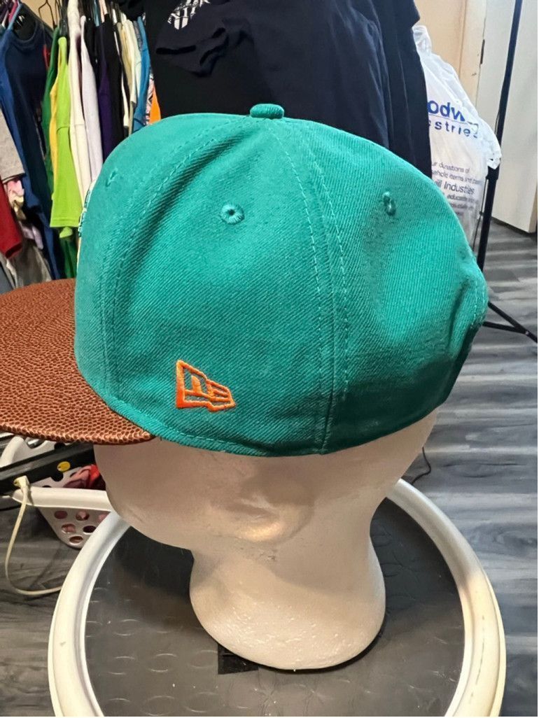 New Era New Era Miami Dolphins NFL Snapback Hat Size 7 1/4 Size ONE SIZE - 2 Thumbnail
