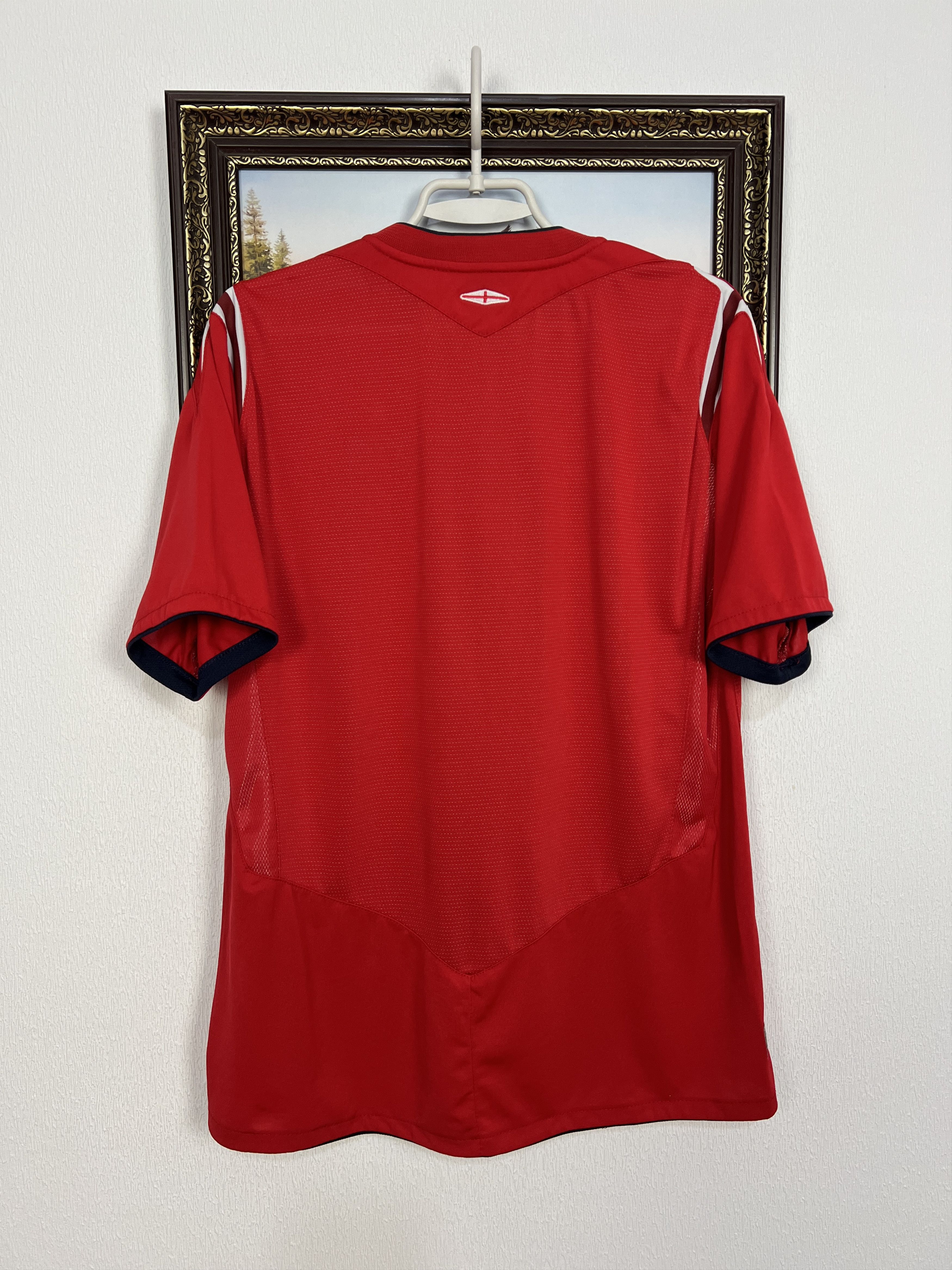 Umbro England Away football shirt 2004 Soccer Umbro Jersey Trikot Size US L / EU 52-54 / 3 - 9 Thumbnail