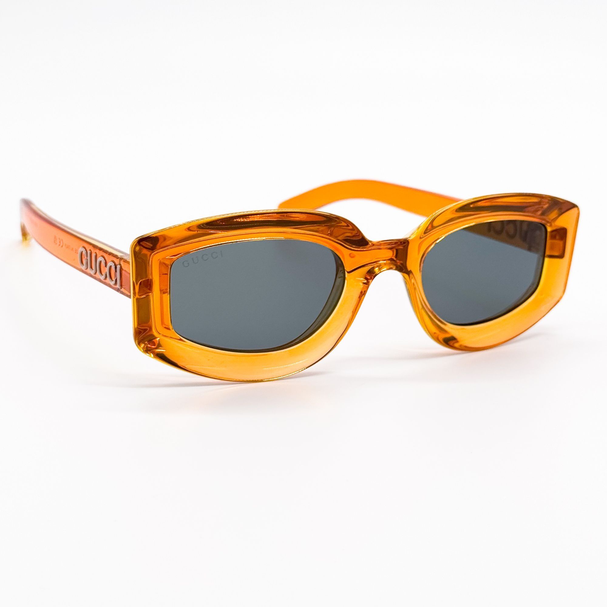 Gucci NEW GG1719S 005 GUCCI WOMEN ORANGE SUNGLASSES Size ONE SIZE - 4 Thumbnail