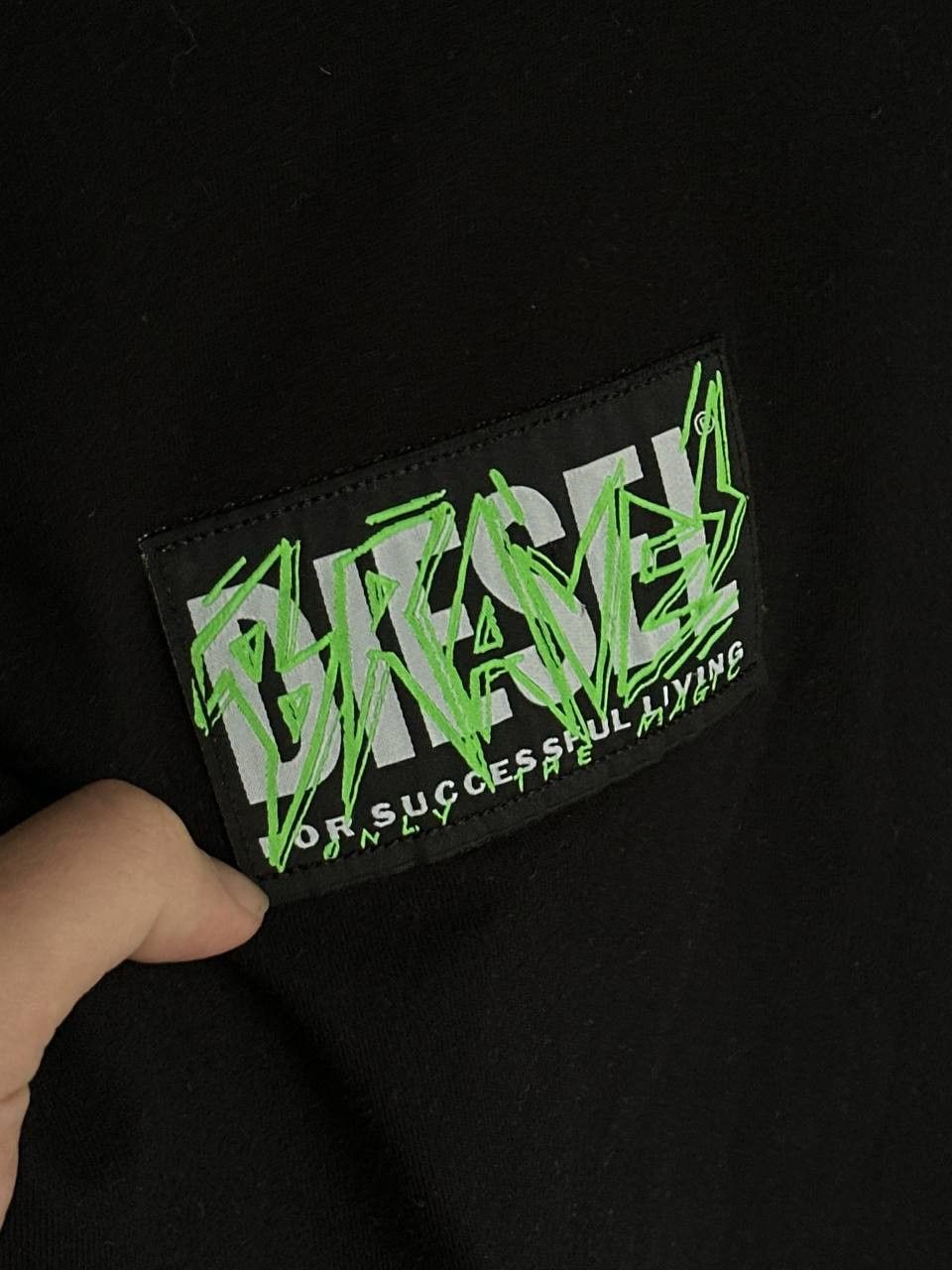 Diesel Diesel Logo Black T-Shirt Streetwear Hype Size US M / EU 48-50 / 2 - 3 Thumbnail