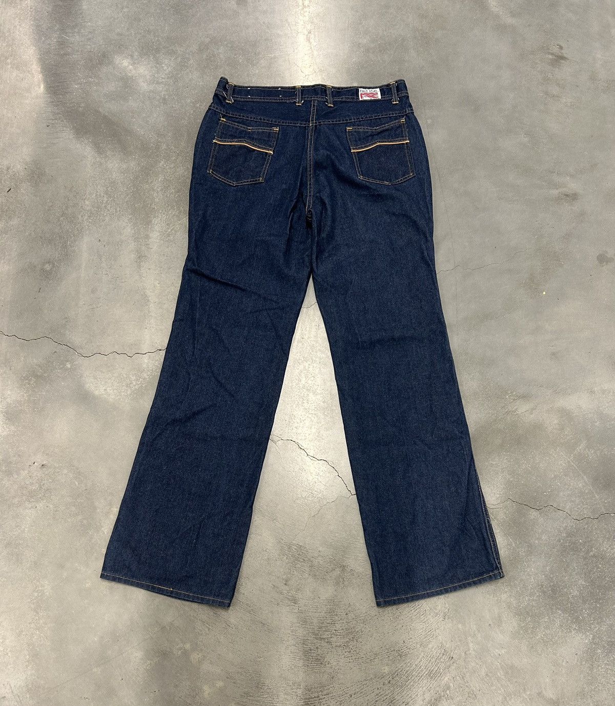 Vintage Vintage flared denim jeans Size US 38 / EU 54 - 2 Thumbnail