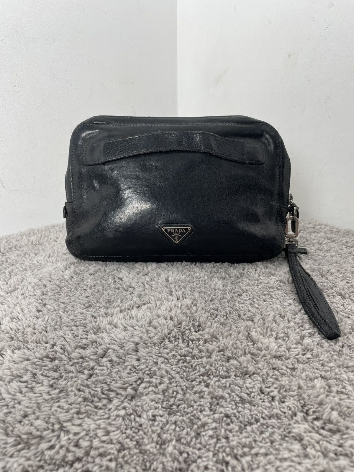 Prada Prada leather business clutch wallet documents cardholder Size ONE SIZE - 2 Thumbnail