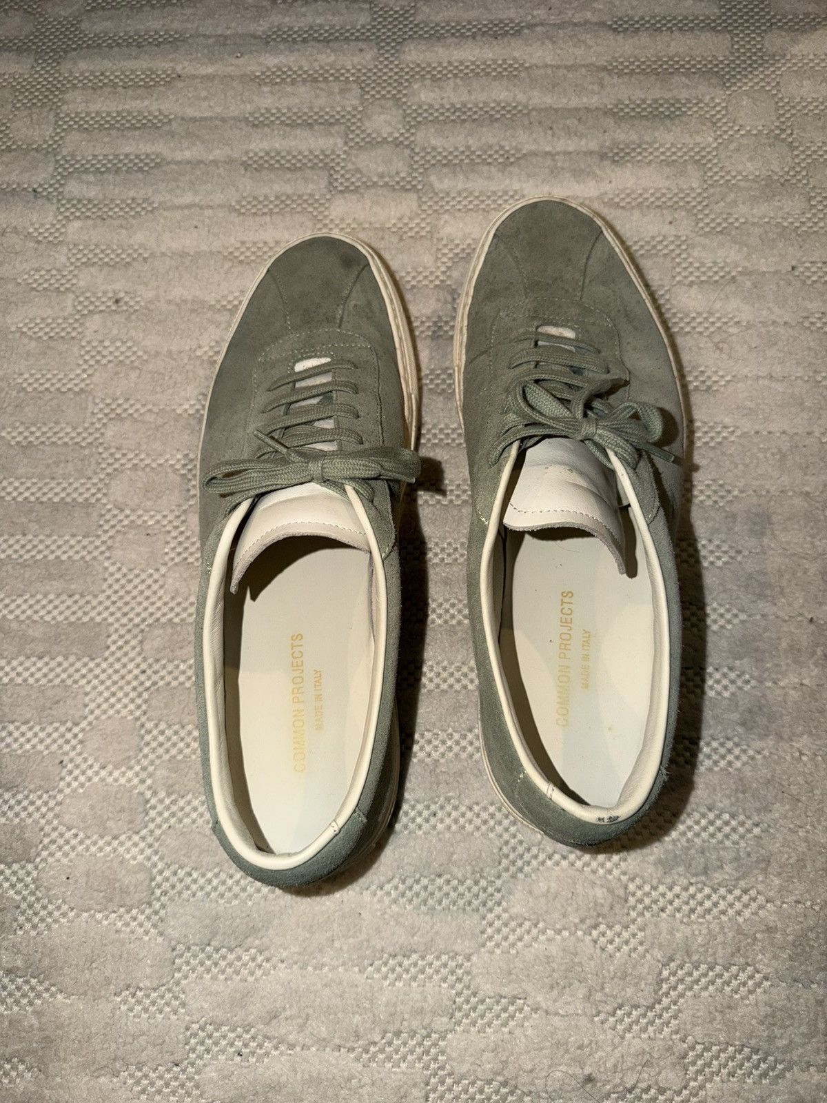 Common Projects 42 common projects green suede Size US 10 / EU 43 - 2 Thumbnail